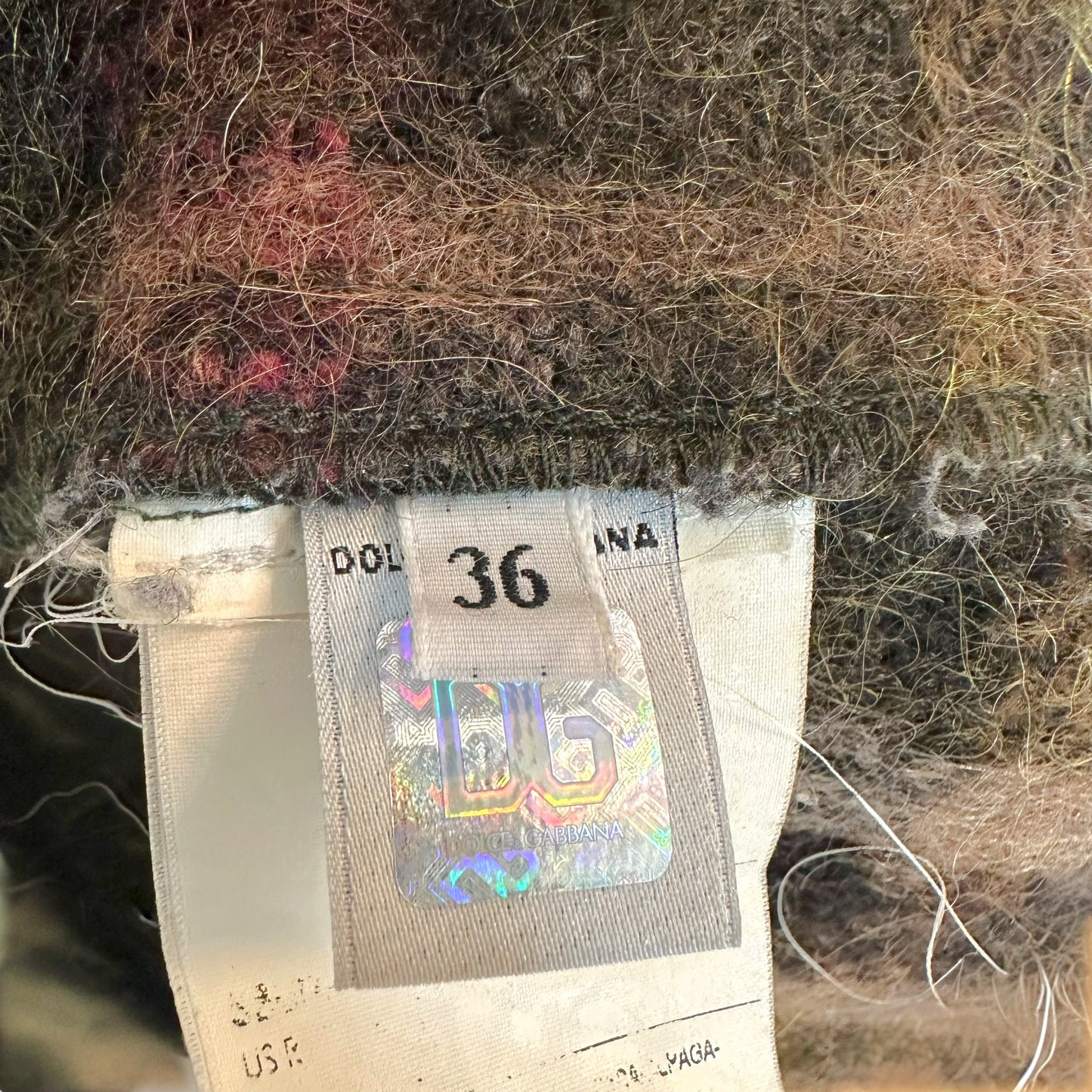 D&G Dolce & Gabbana Plaid Wool Poncho Top - Outfit Repeater