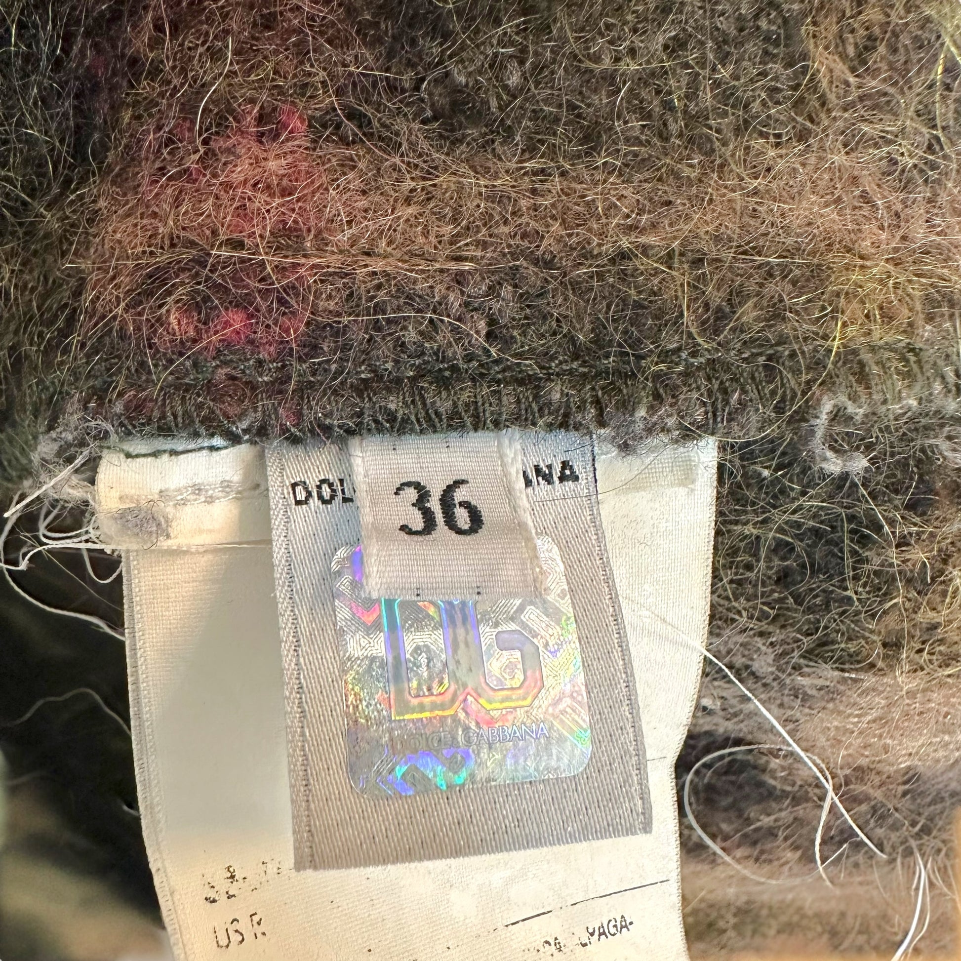 D&G Dolce & Gabbana Plaid Wool Poncho Top - Outfit Repeater