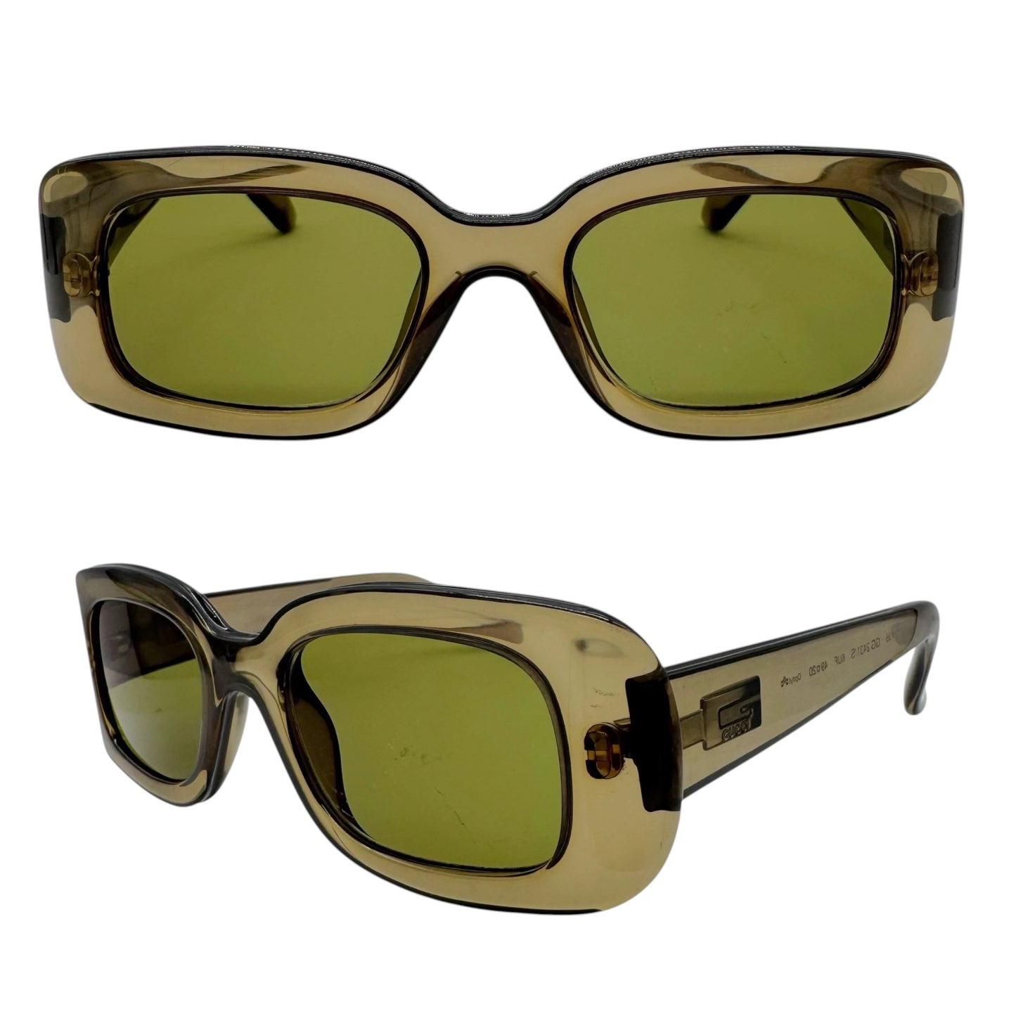 Gucci GG2431/S Khaki Green Rectangle Sunglasses