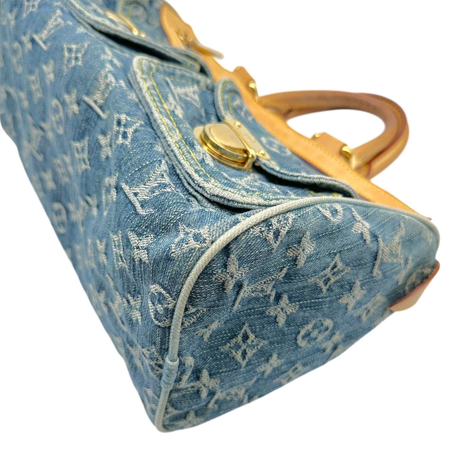 Louis Vuitton Blue Denim Neo Speedy Handbag