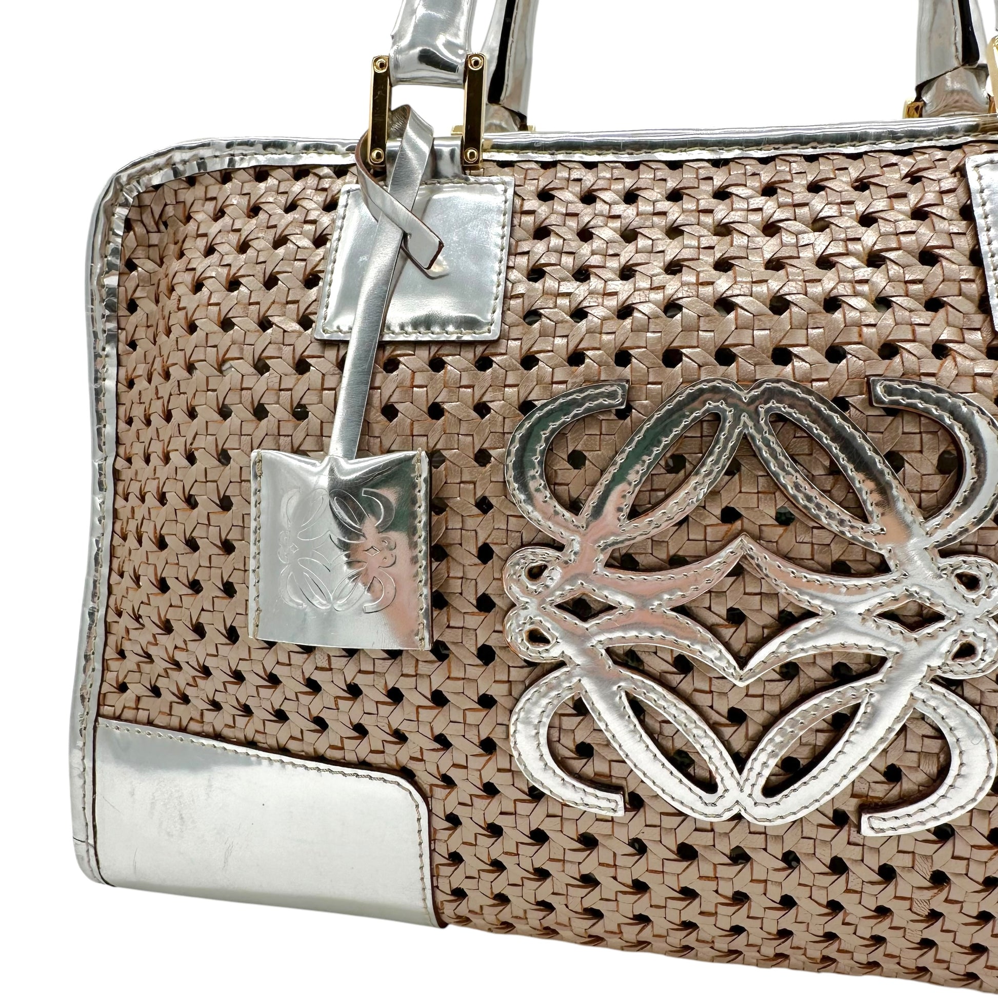 Loewe 2007 Special Edition Silver & Gold Amazona 36 Bag - Outfit Repeater
