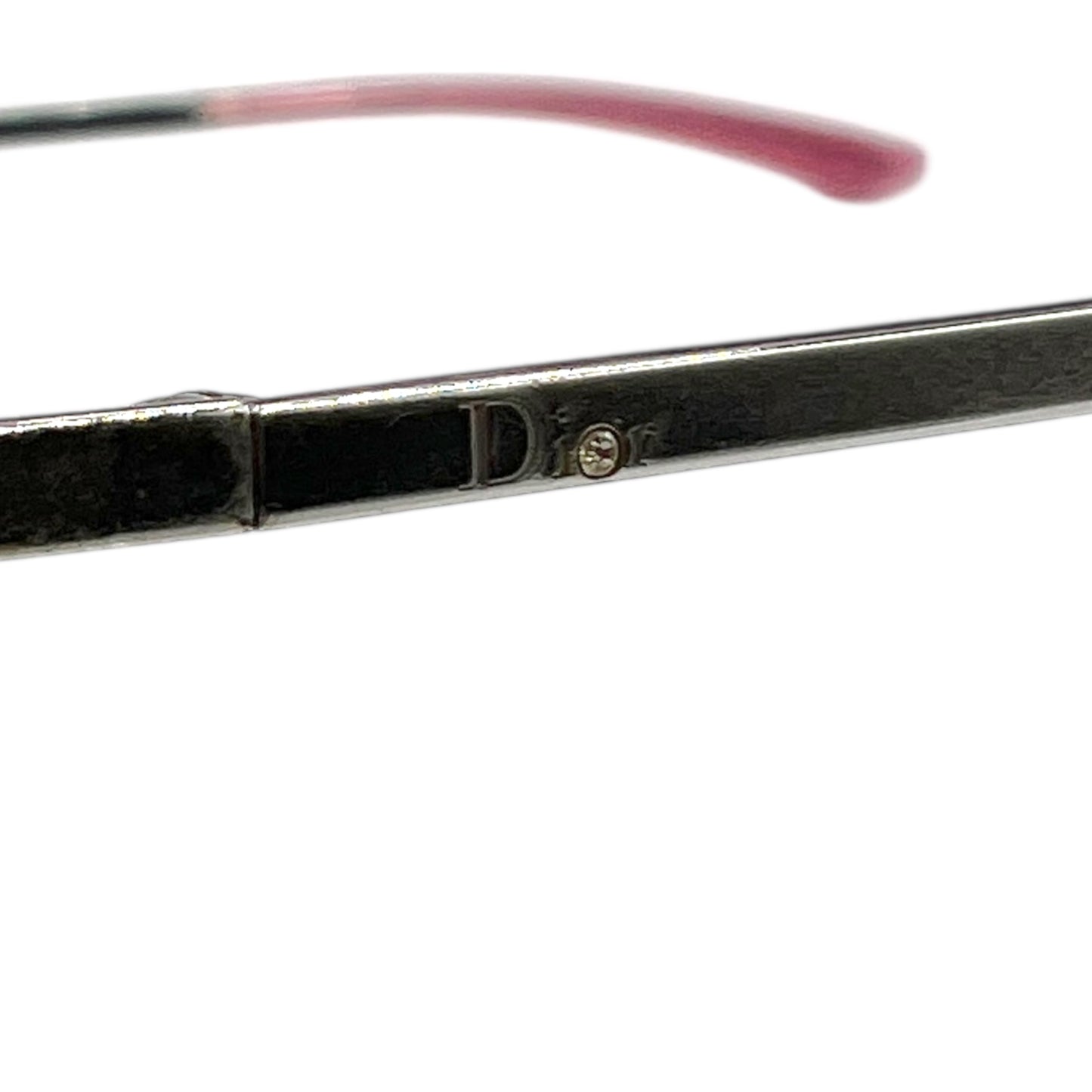 Christian Dior DiorHippy1 Pink & Silver Star Gradient Aviator Sunglasses w/ Case