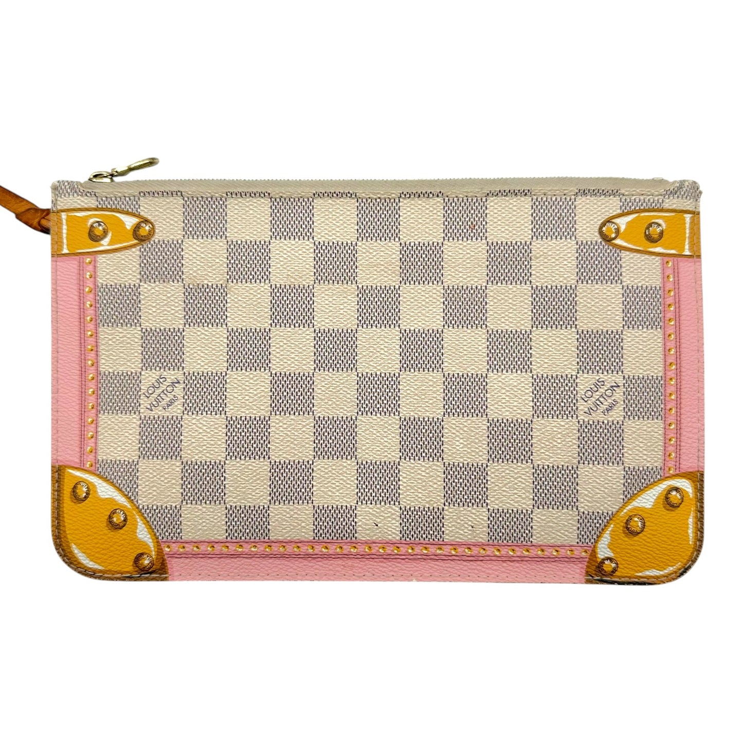Louis Vuitton Damier Azur Summer Trunk Neverfull MM Tote Bag
