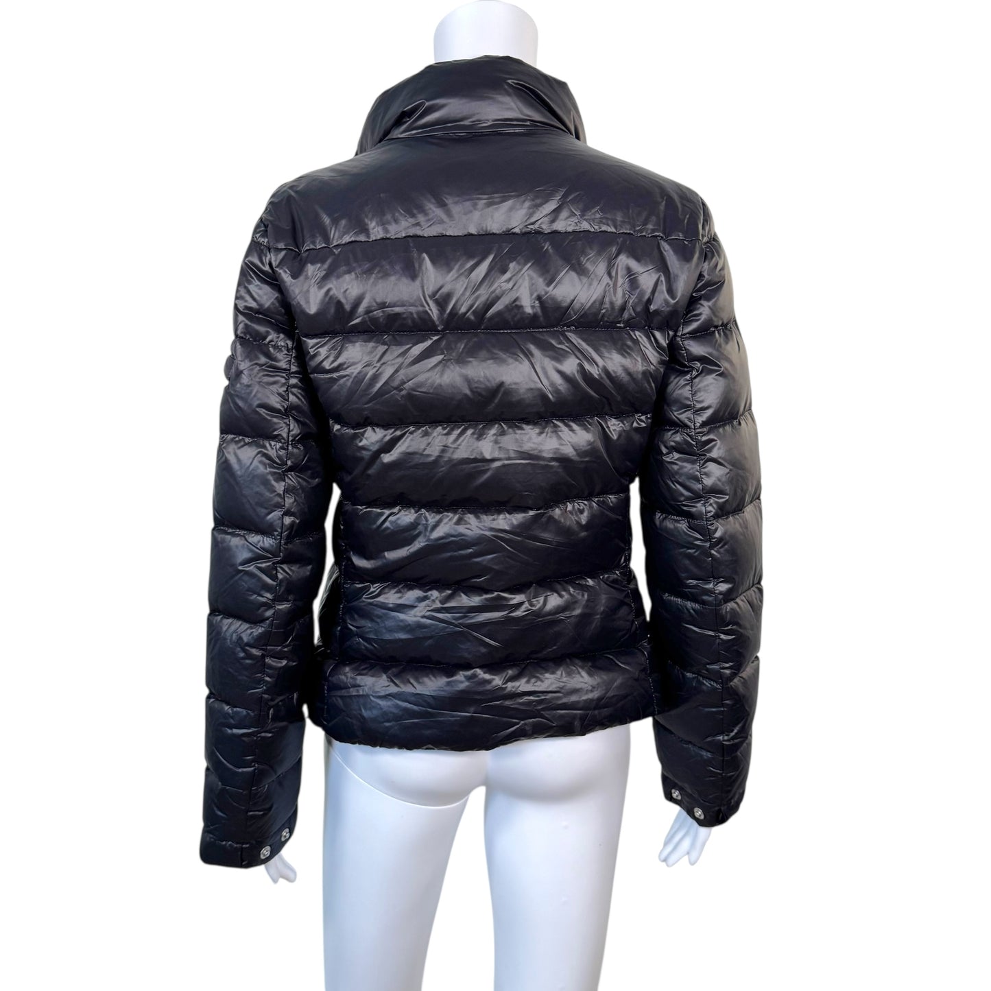Prada Black Down Fill Quilted Puffer Coat