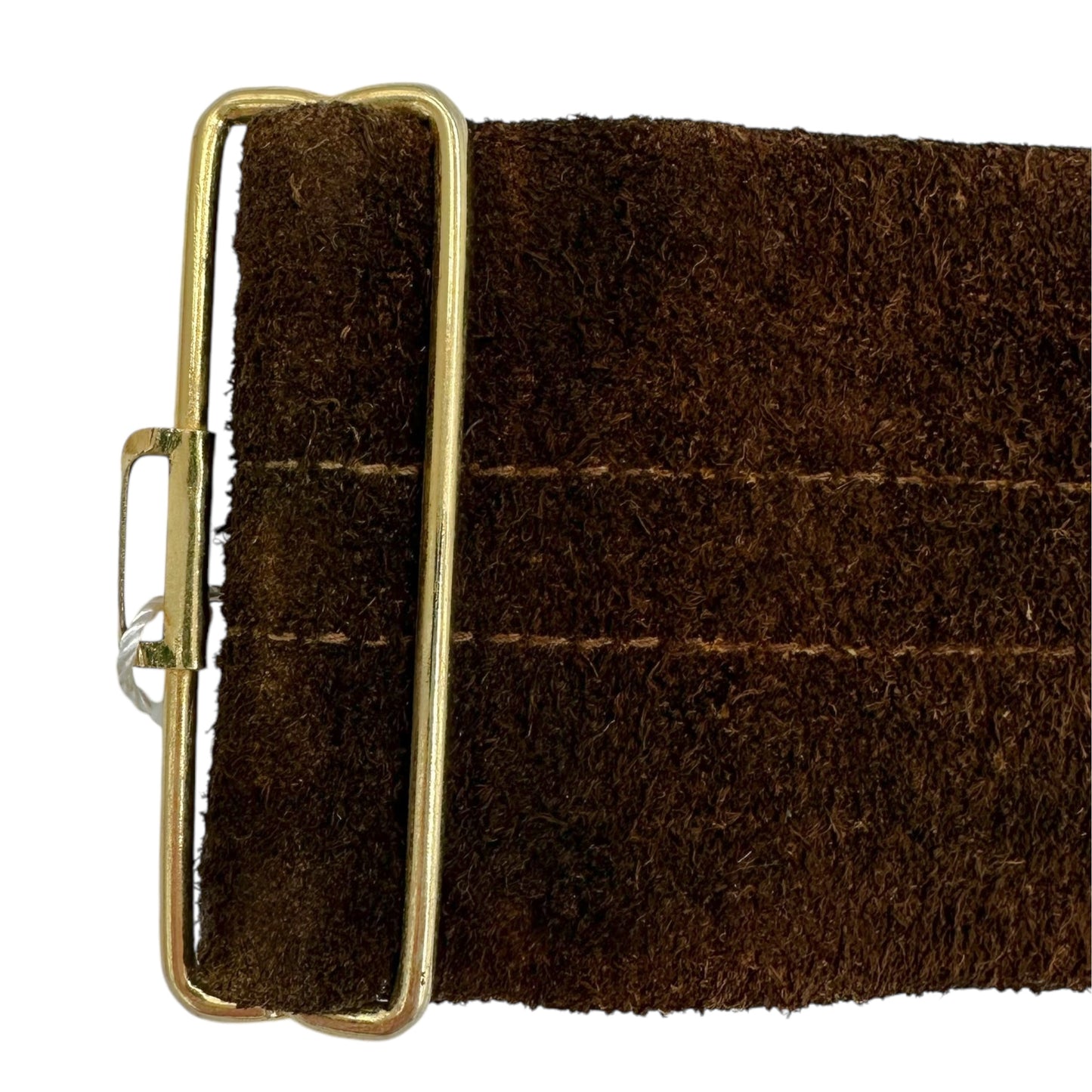 Christian Dior 1970's Brown Suede Agate Crystal Belt - Outfit Repeater