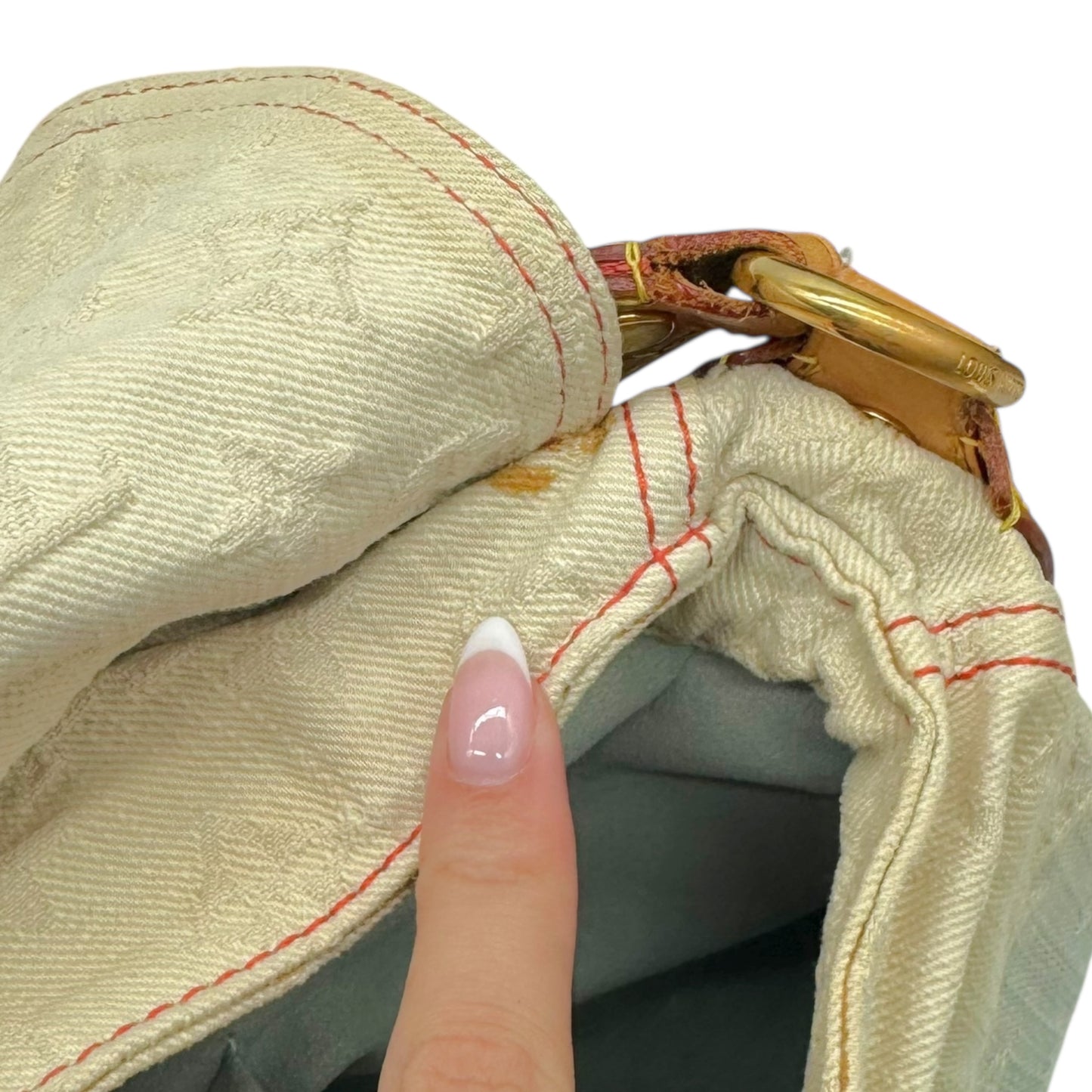 Louis Vuitton Blue Denim Monogram Ombre Sunshine Bag - Outfit Repeater