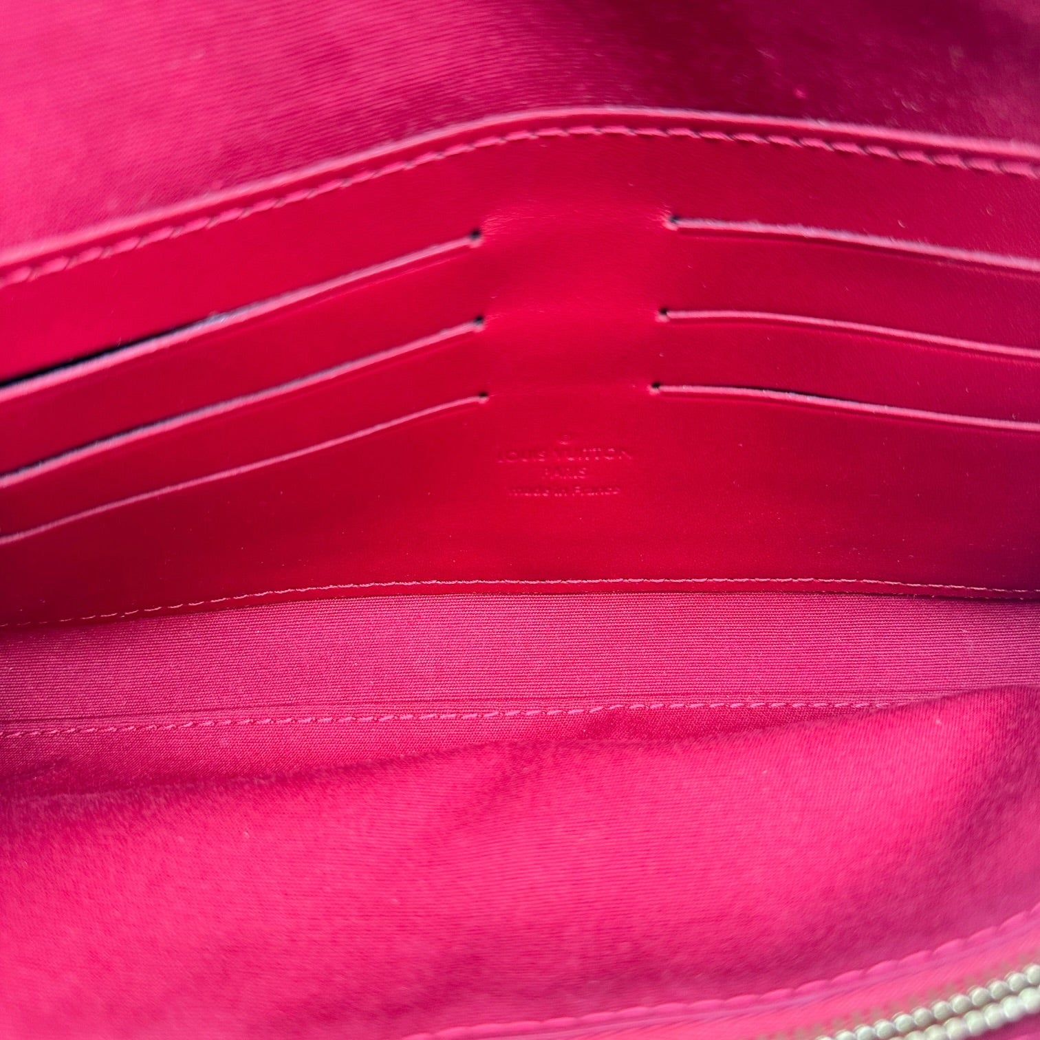 Louis Vuitton Red Vernis Monogram Mini Bag