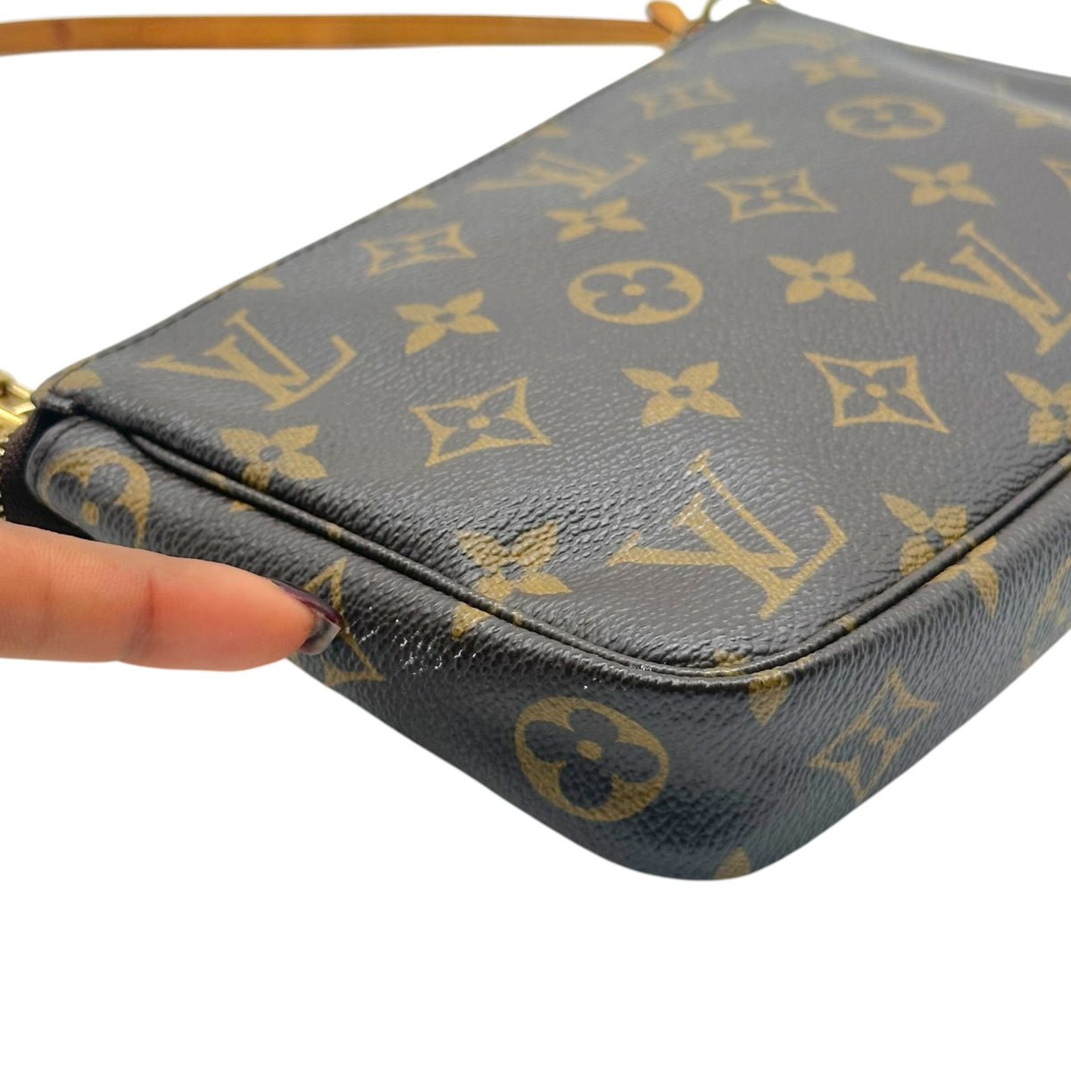 Louis Vuitton Pochette Bag Brown Monogram Canvas