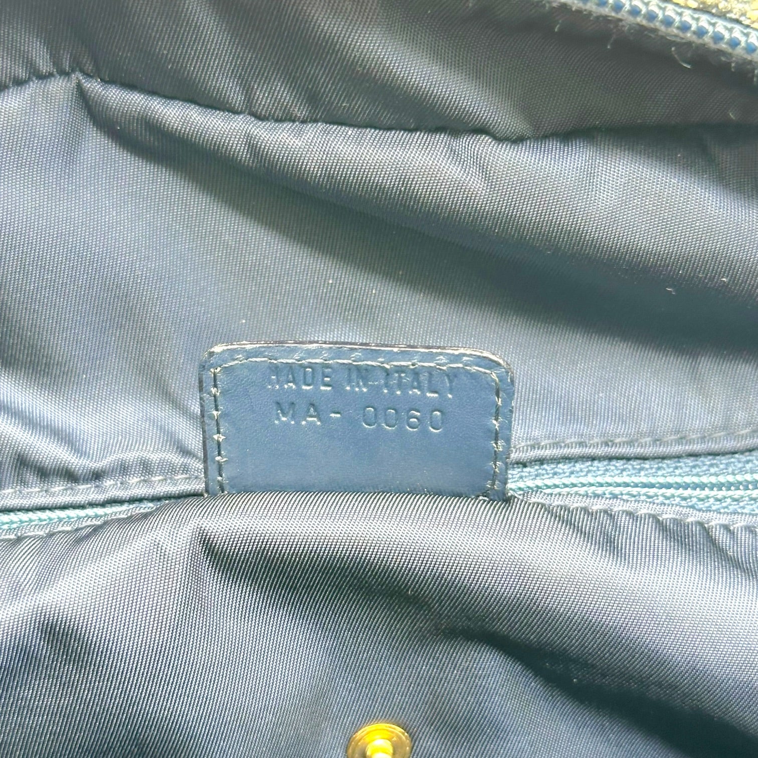Christian Dior Bowler Bag Navy Blue Trotter Monogram