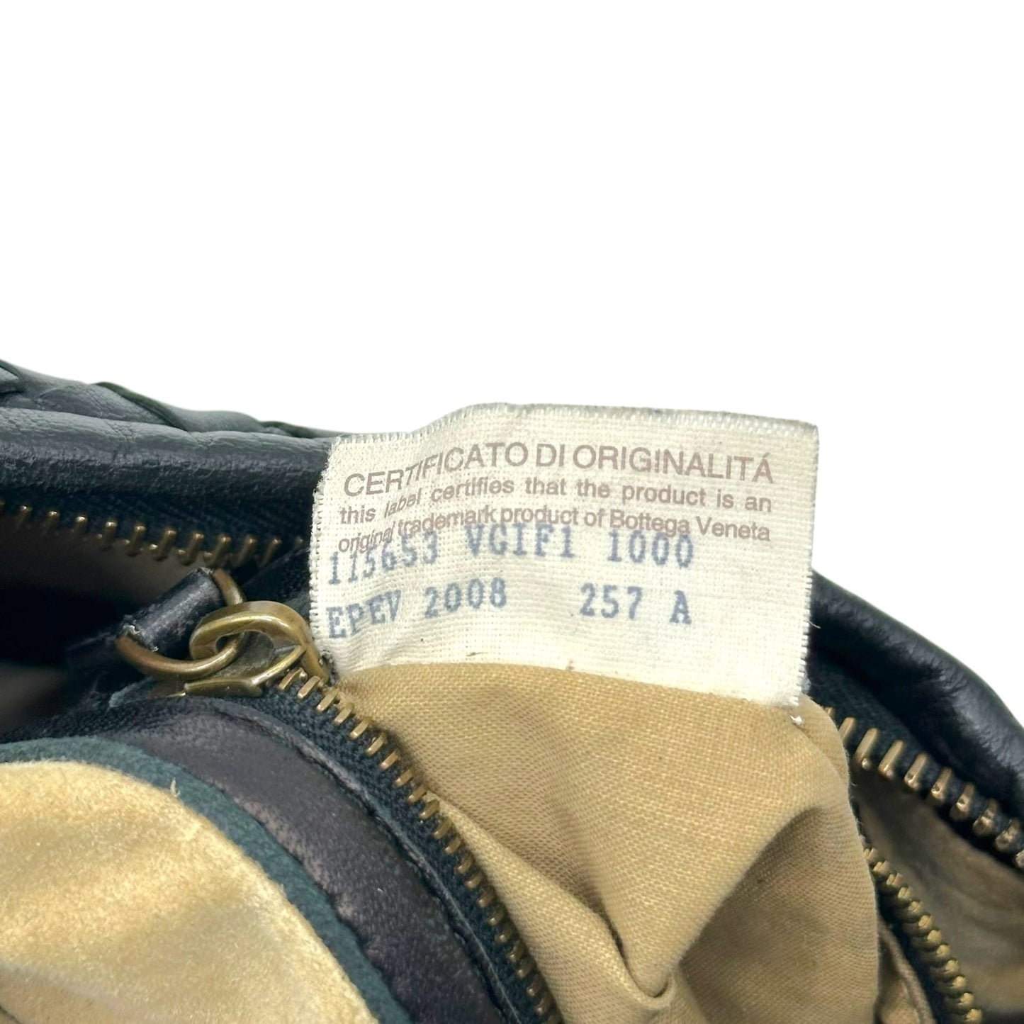 Bottega Veneta Black Intrecciato Woven Leather Medium Hobo Bag