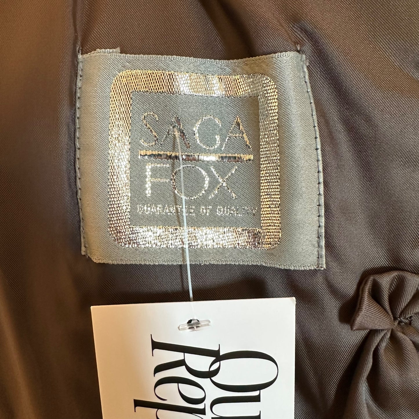 Saga Brown Fox Fur Coat