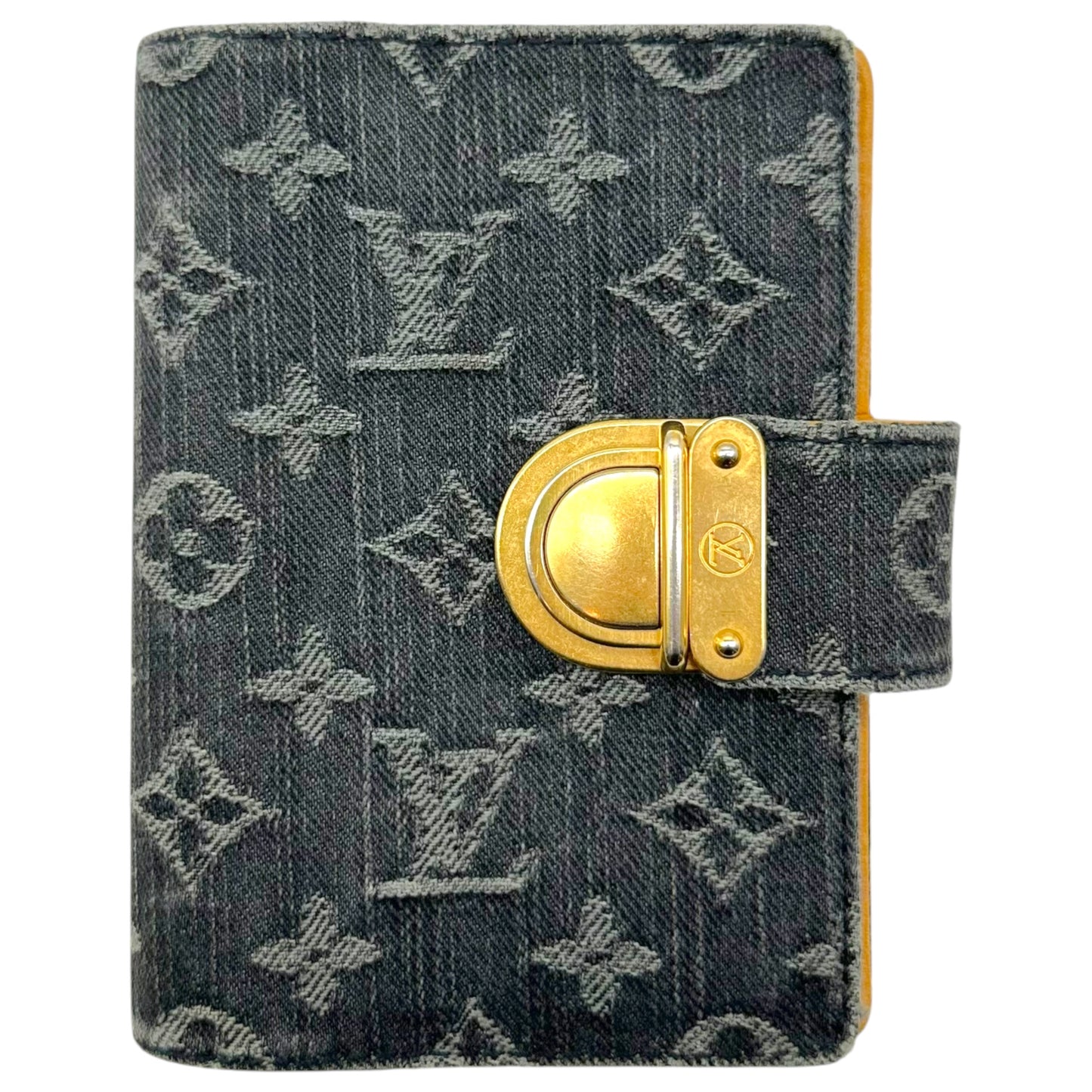 Louis Vuitton Black Denim Monogram Planner