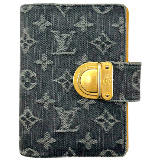 Louis Vuitton Black Denim Monogram Planner
