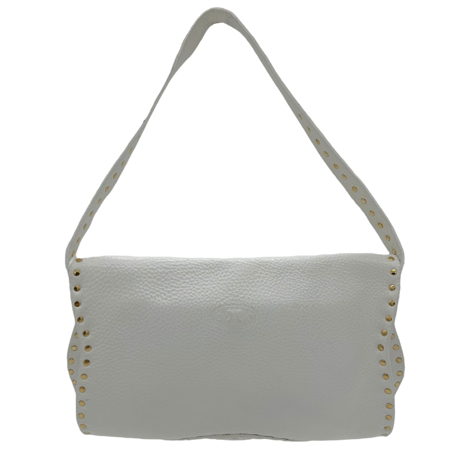 Celine White Studded Poulbot Bag - Outfit Repeater