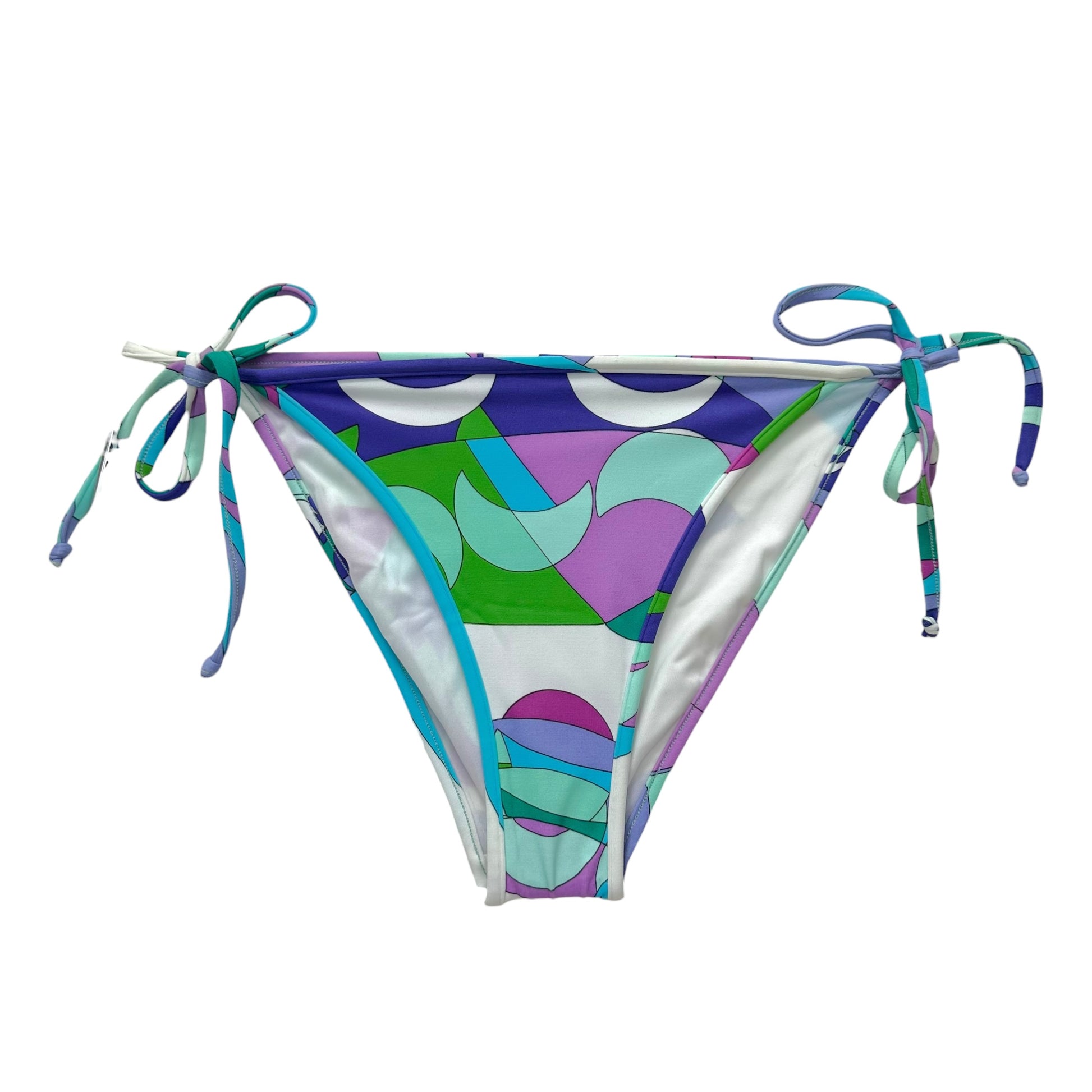 Emilio Pucci Printed Bikini Set Turquoise Purple Vintage
