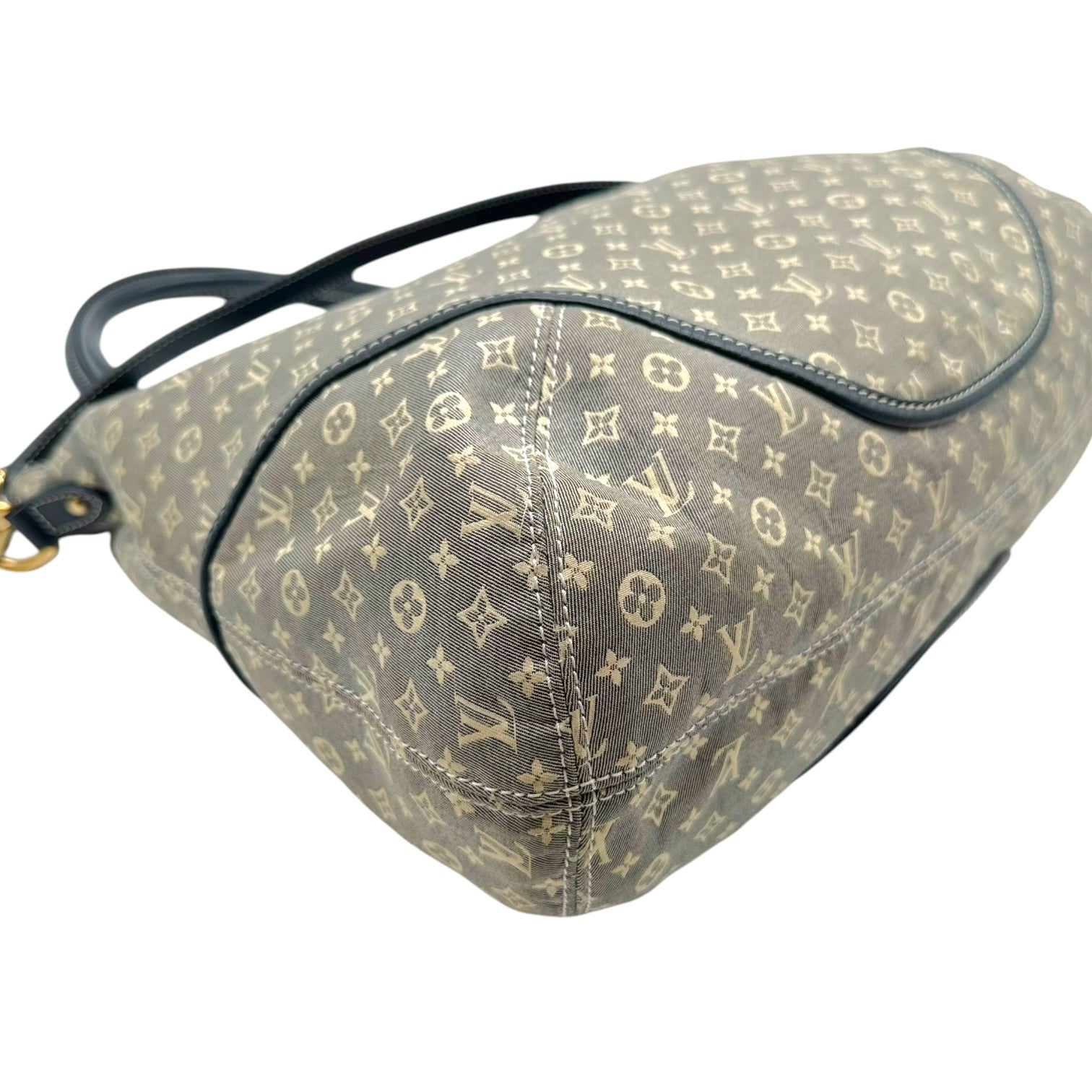 Louis Vuitton Navy Blue Monogram Tote Bag