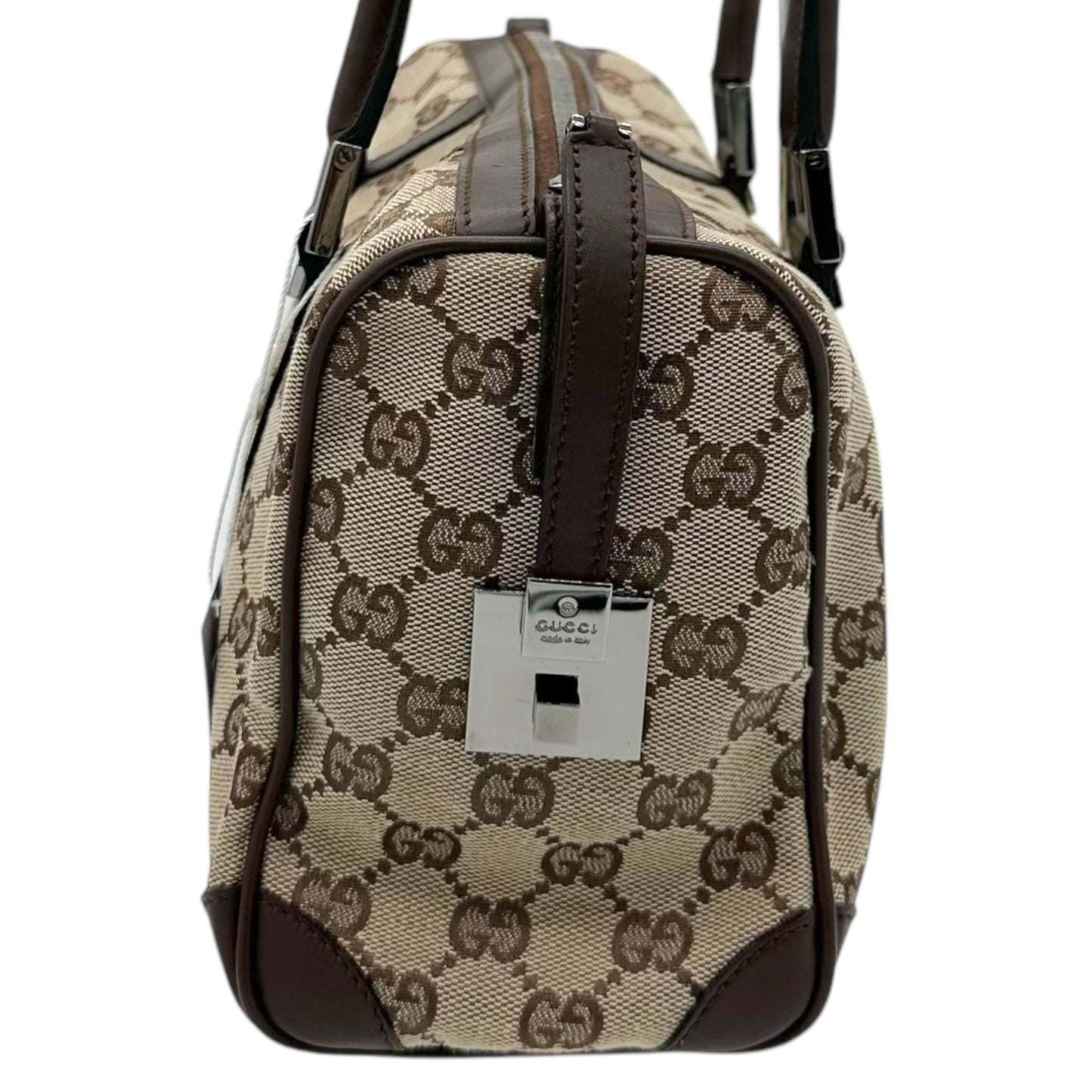 Gucci Tan Monogram Boston Bag - Outfit Repeater