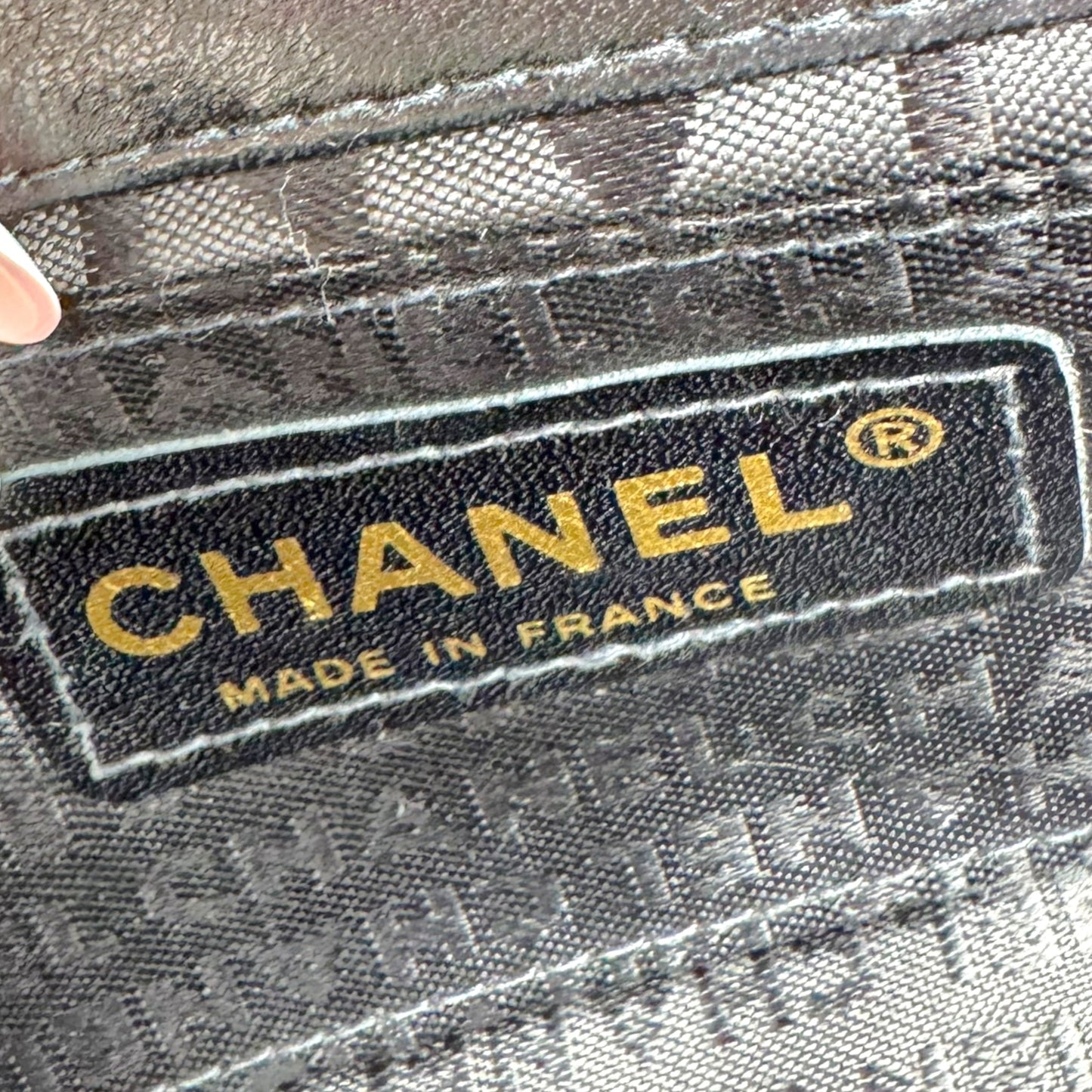 Chanel Black Lambskin Crossbody Flap Bag with Camellia