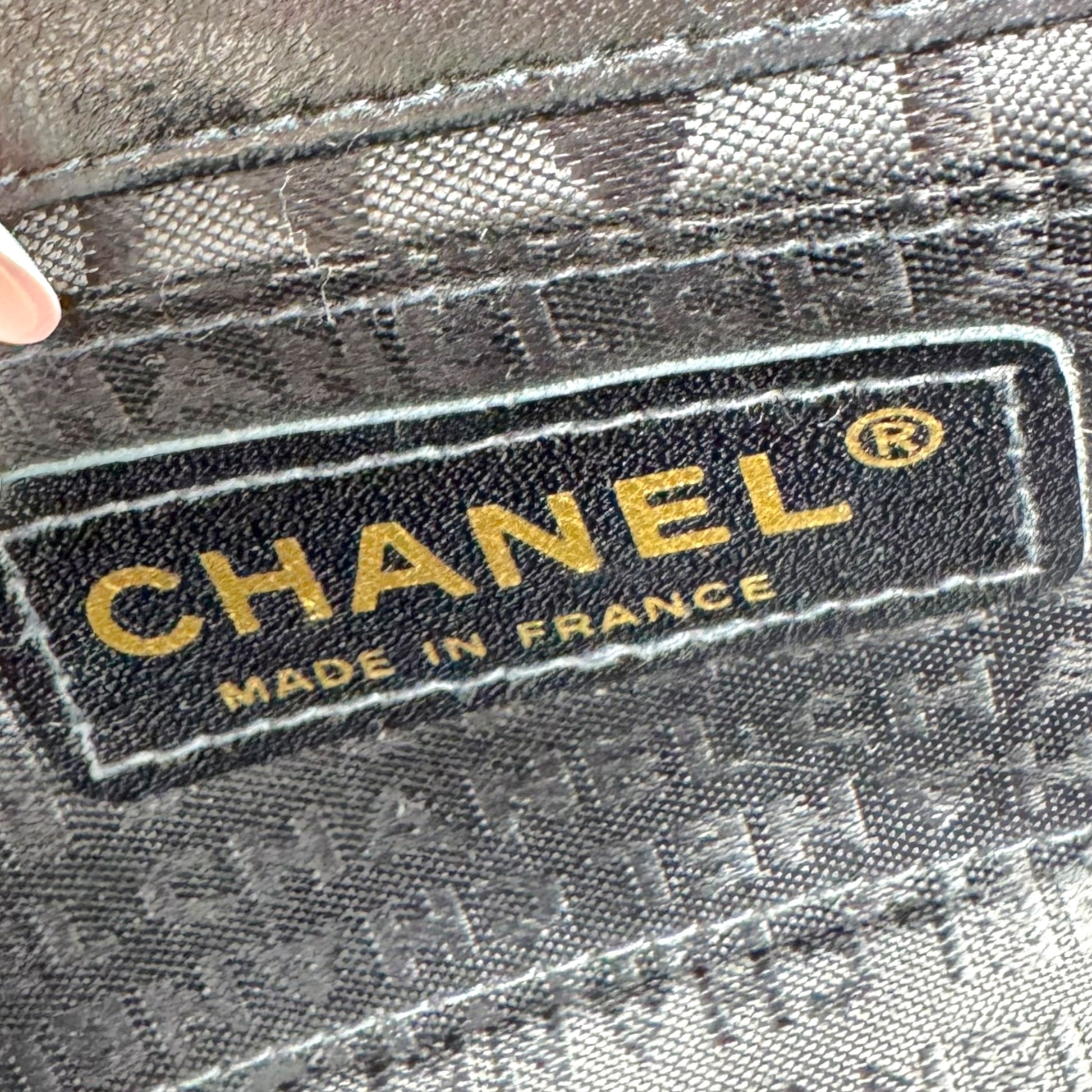 Chanel Black Lambskin Crossbody Flap Bag with Camellia