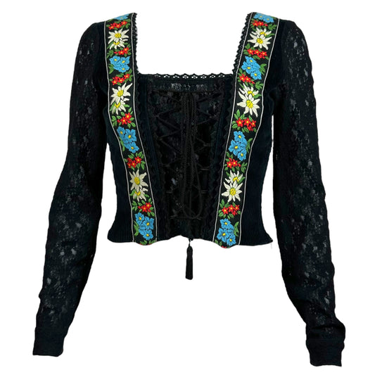 D&G Dolce & Gabbana F/W 2002 Drindl Corset Top