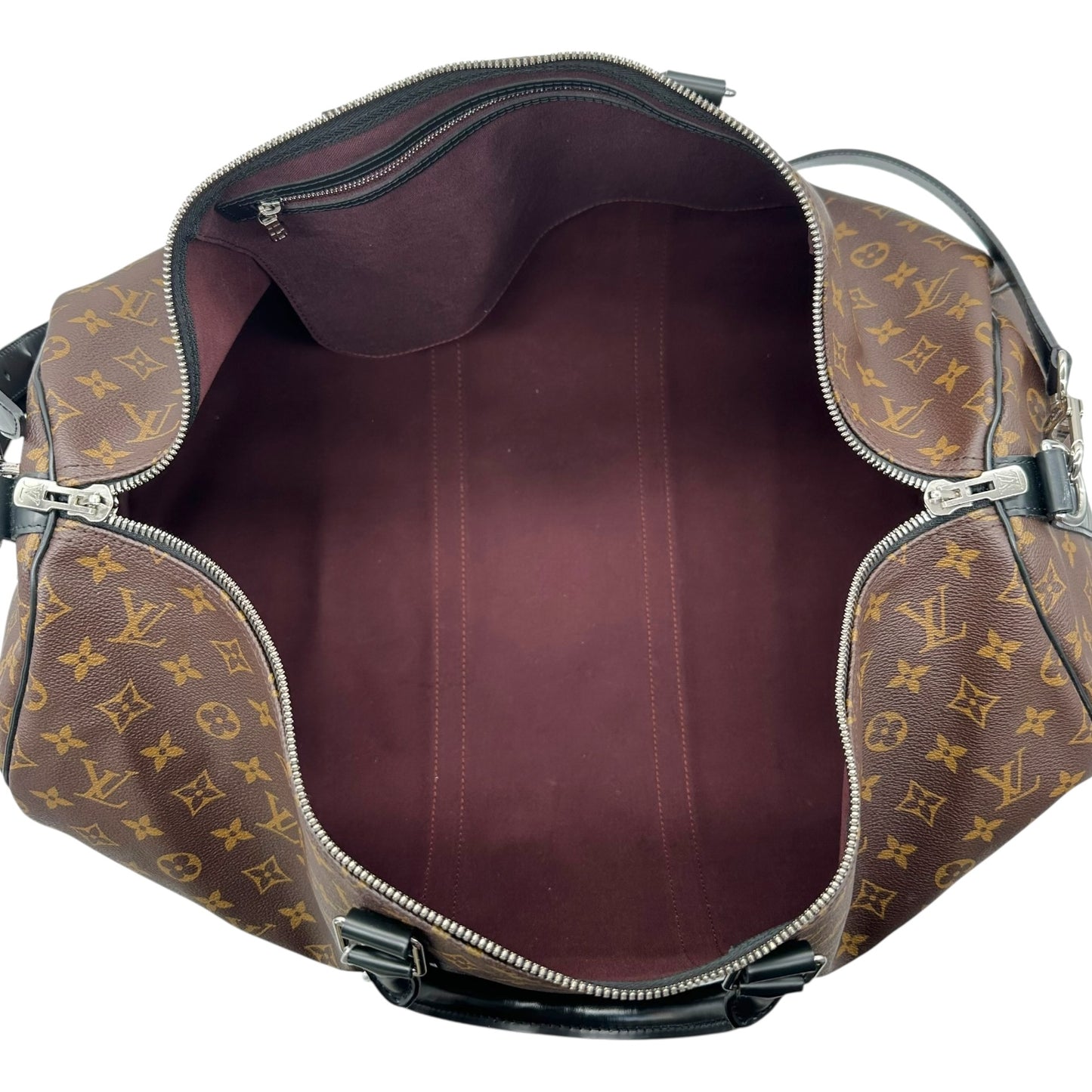 Louis Vuitton Keepall Bandouliere 55 Macassar Duffle Bag