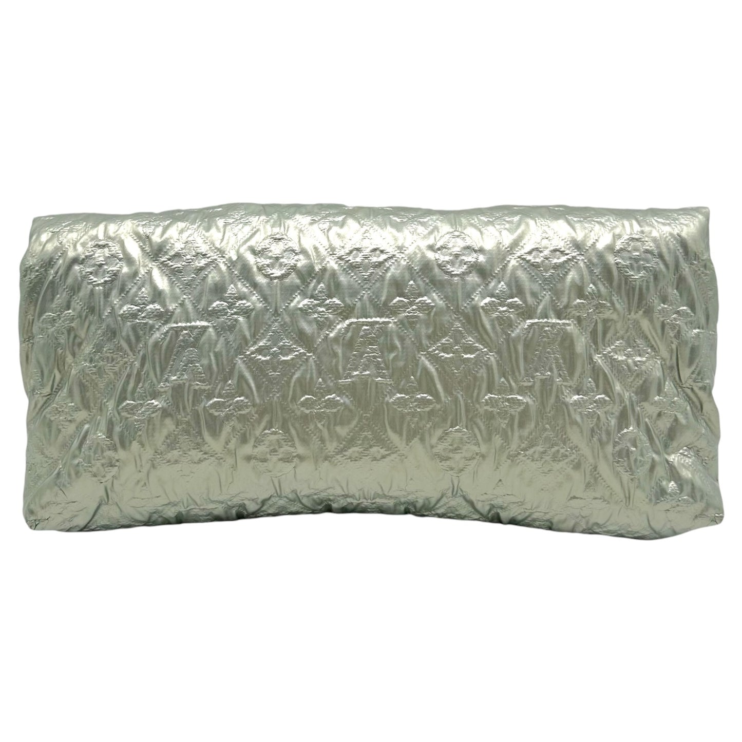 Louis Vuitton Silver Puffer Monogram Clutch Bag