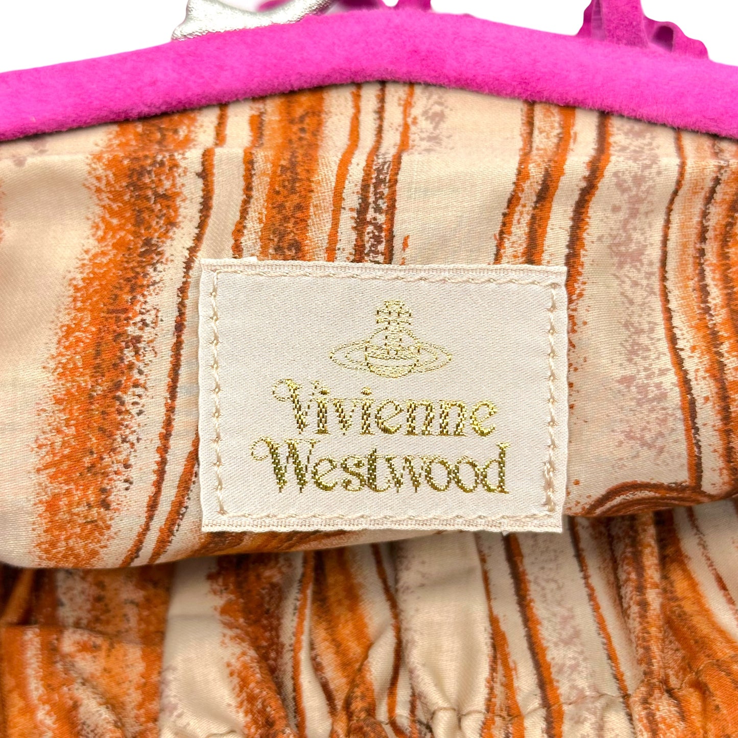 Vivienne Westwood Pink Suede Fringe Handbag