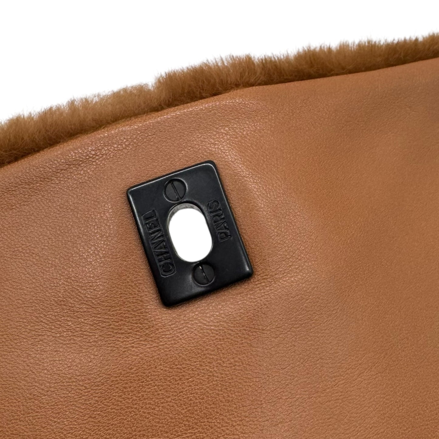 Chanel Brown & Black Rabbit Fur Matelasse Flap Bag 2000-02 - Outfit Repeater