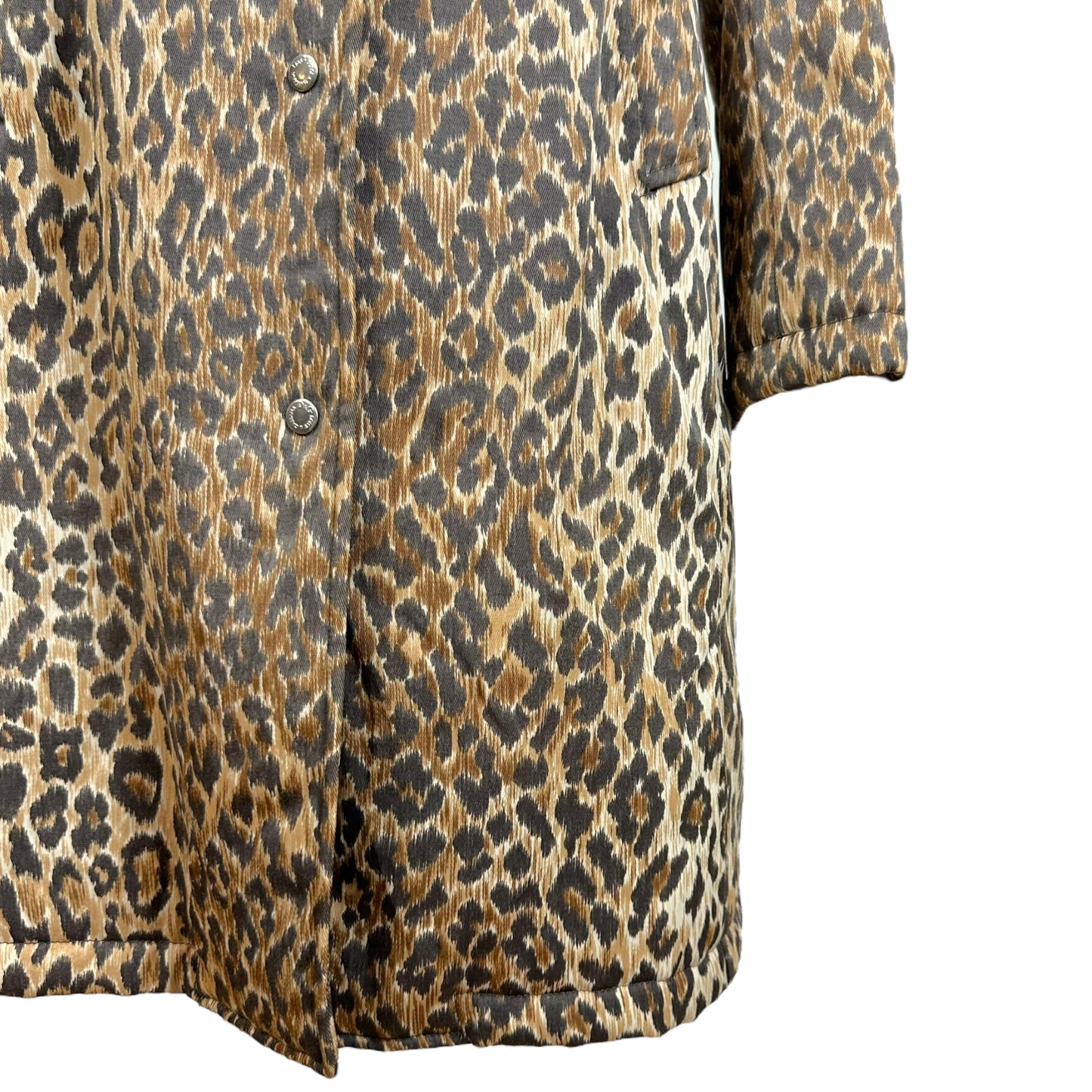 D&G Dolce & Gabbana Leoprad Print Nylon Trench Coat - Outfit Repeater