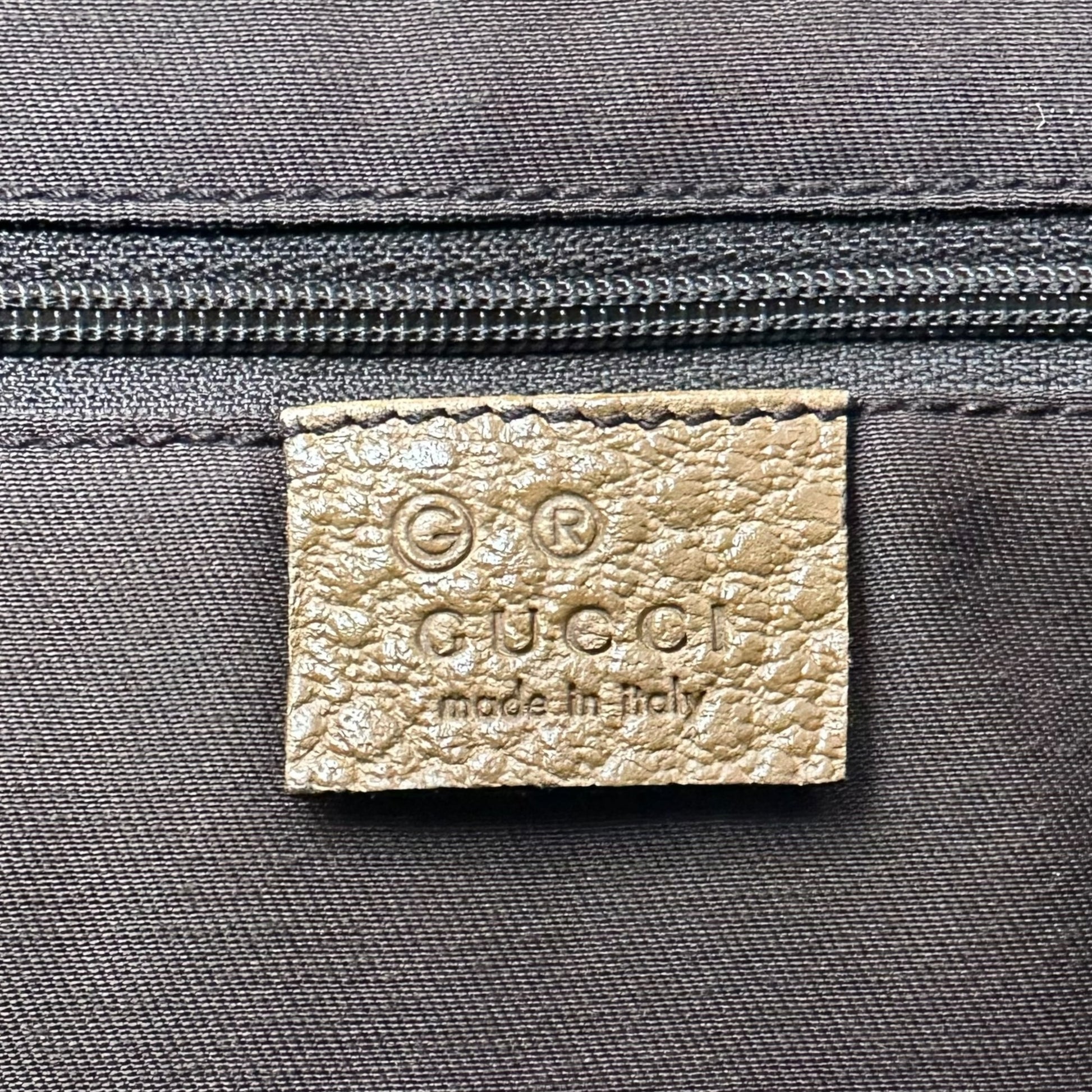 Gucci Tan Leather & Bamboo Crescent Bag - Outfit Repeater