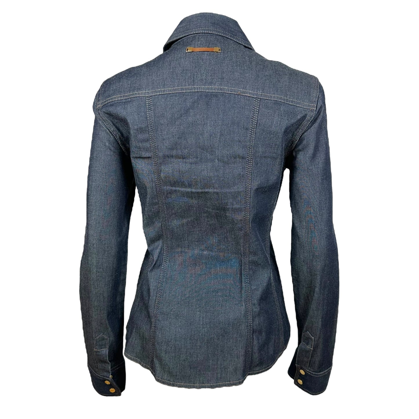 Gucci by Tom Ford F/W 2000 Gold Button Denim Jacket