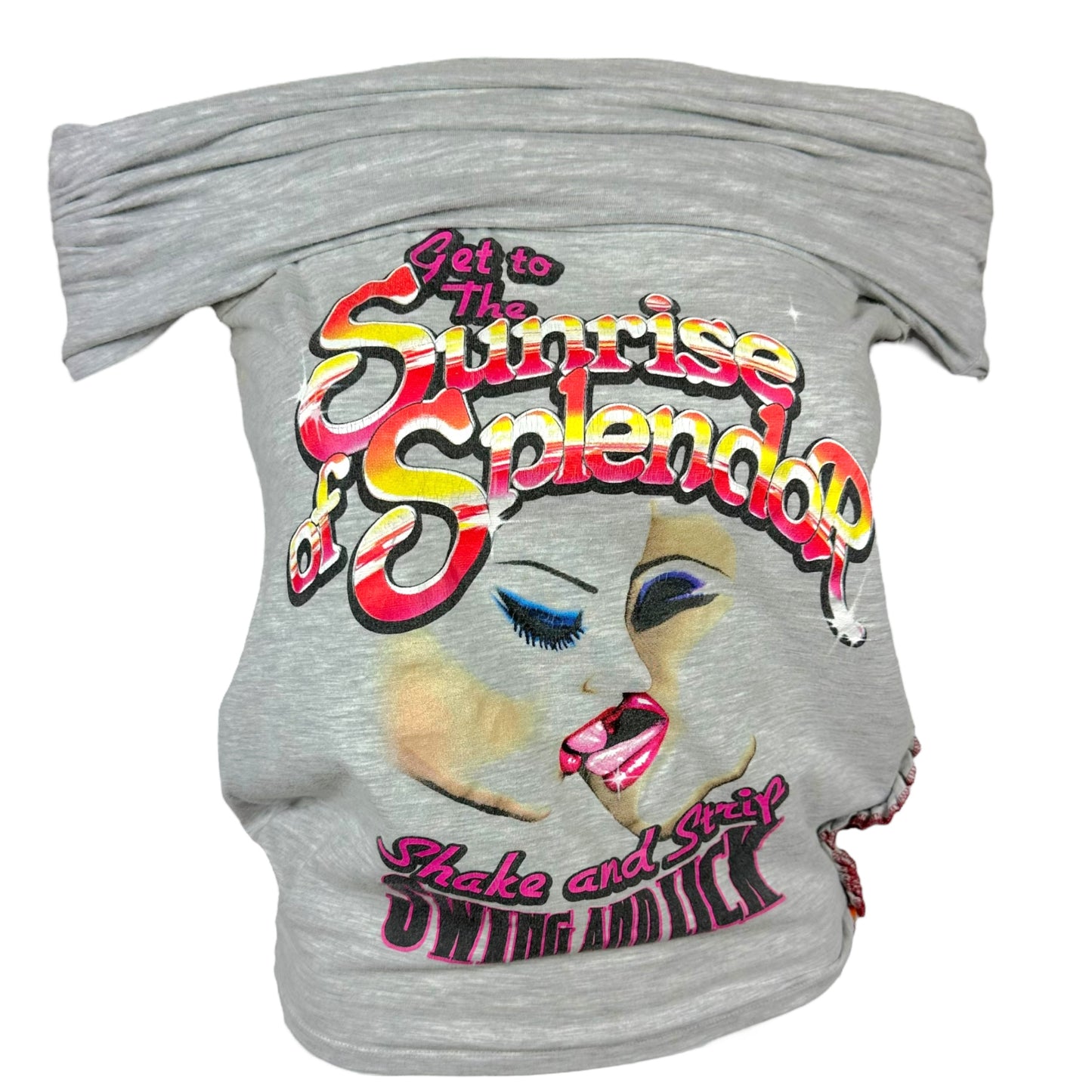 D&G Dolce & Gabbana Sunrise of Splendor Off Shoulder Top - Outfit Repeater