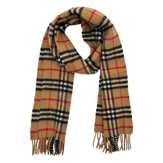 Burberry Classic Nova Check Plaid Wool Scarf