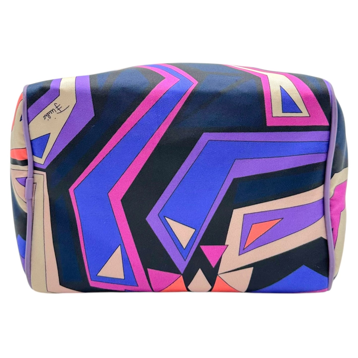 Emilio Pucci Mini Silk Pochette Bag Pink Purple Print