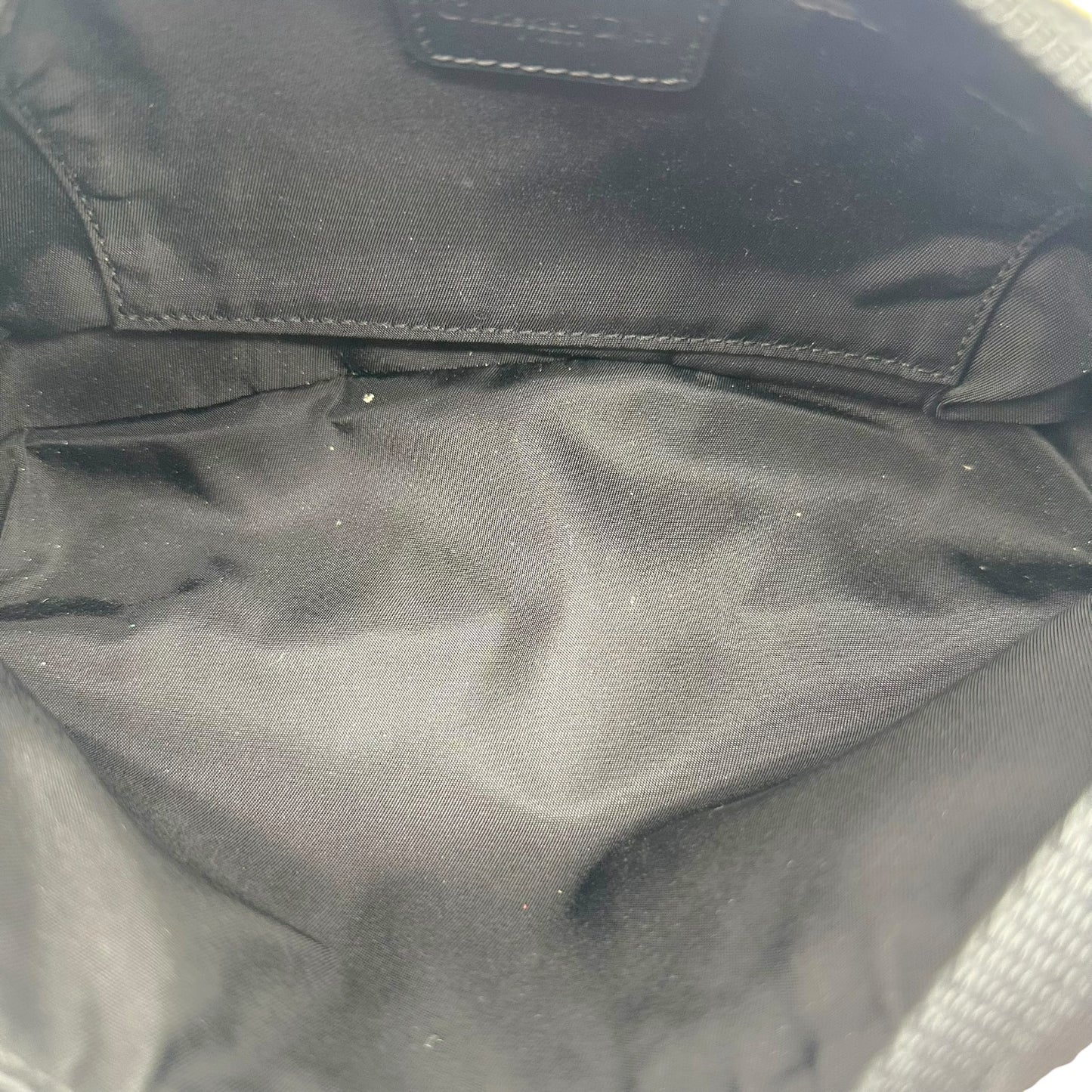Christian Dior Black Trotter Monogram Shoulder Pochette Bag