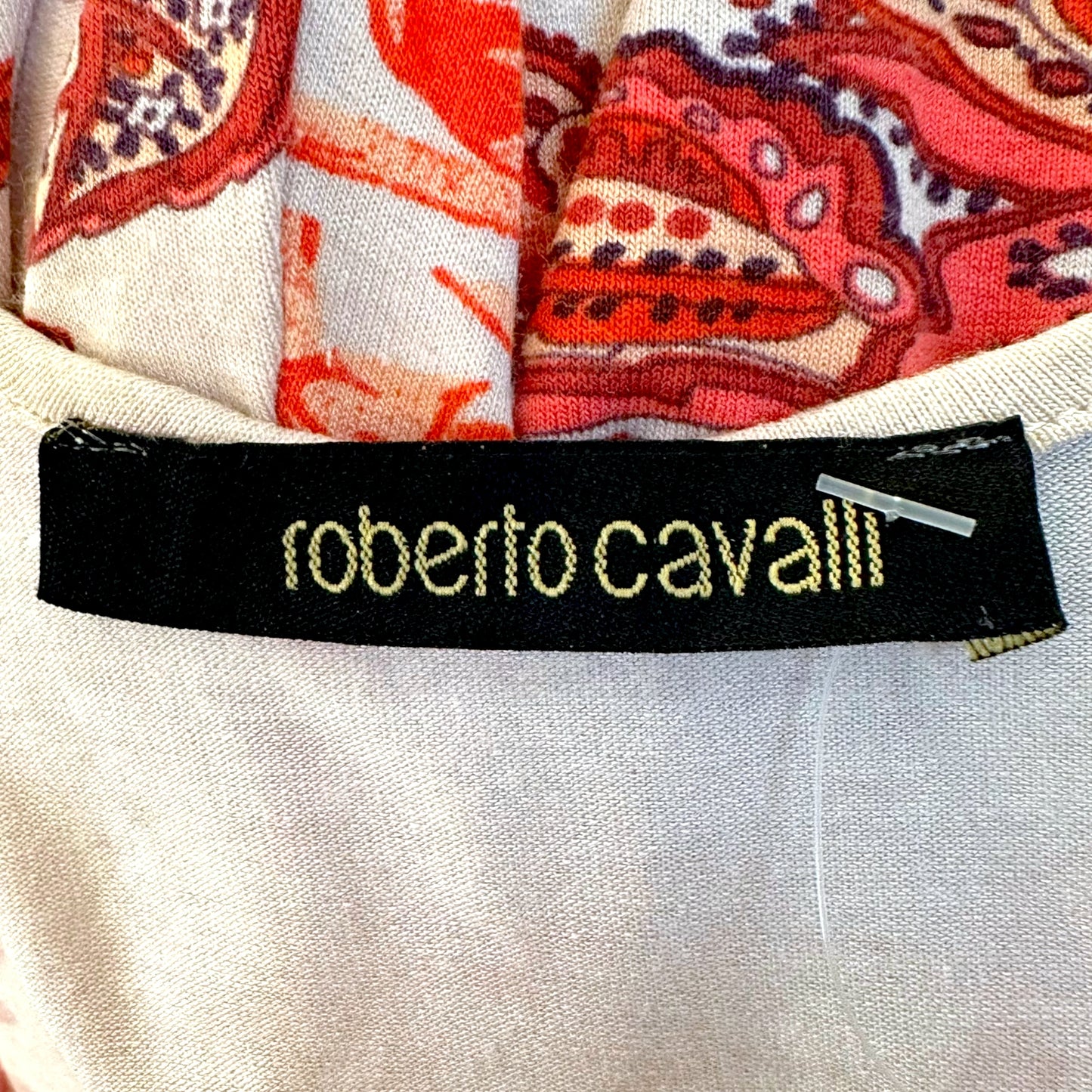 Roberto Cavalli S/S 2004 Pink Printed Wrap Dress