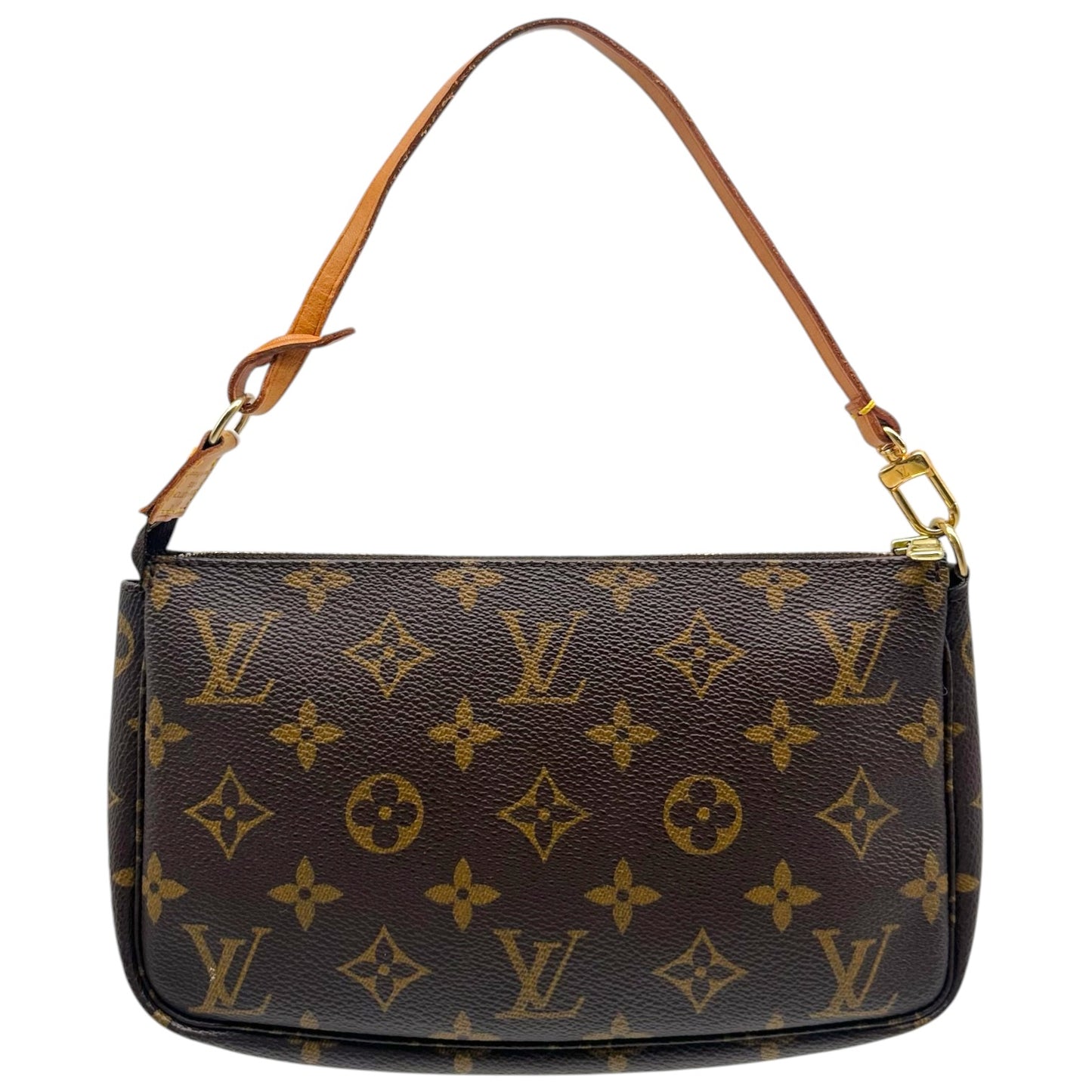 Louis Vuitton Brown Classic Monogram Pochette Bag