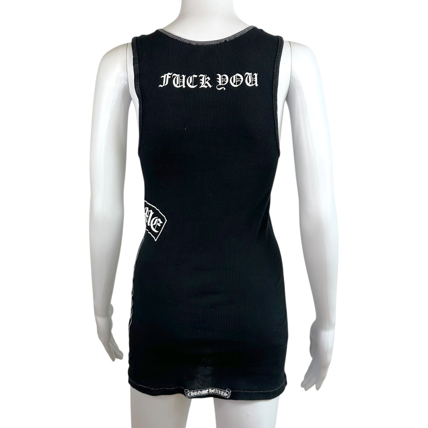 Chrome Hearts Black Cross Logo Tank Top