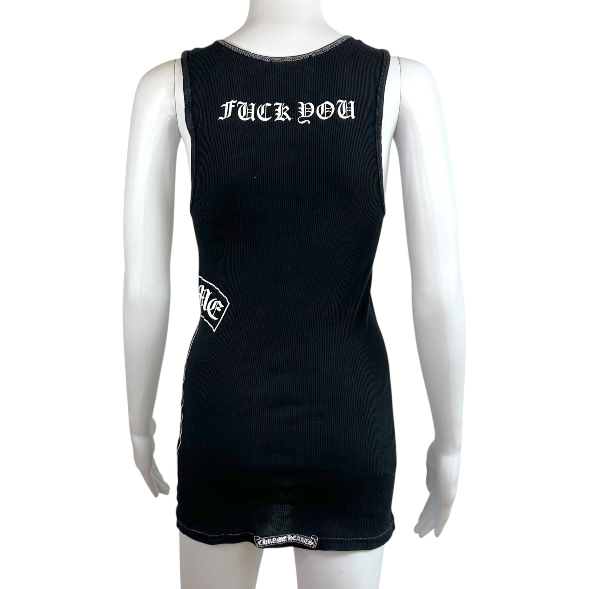 Chrome Hearts Black Cross Logo Tank Top