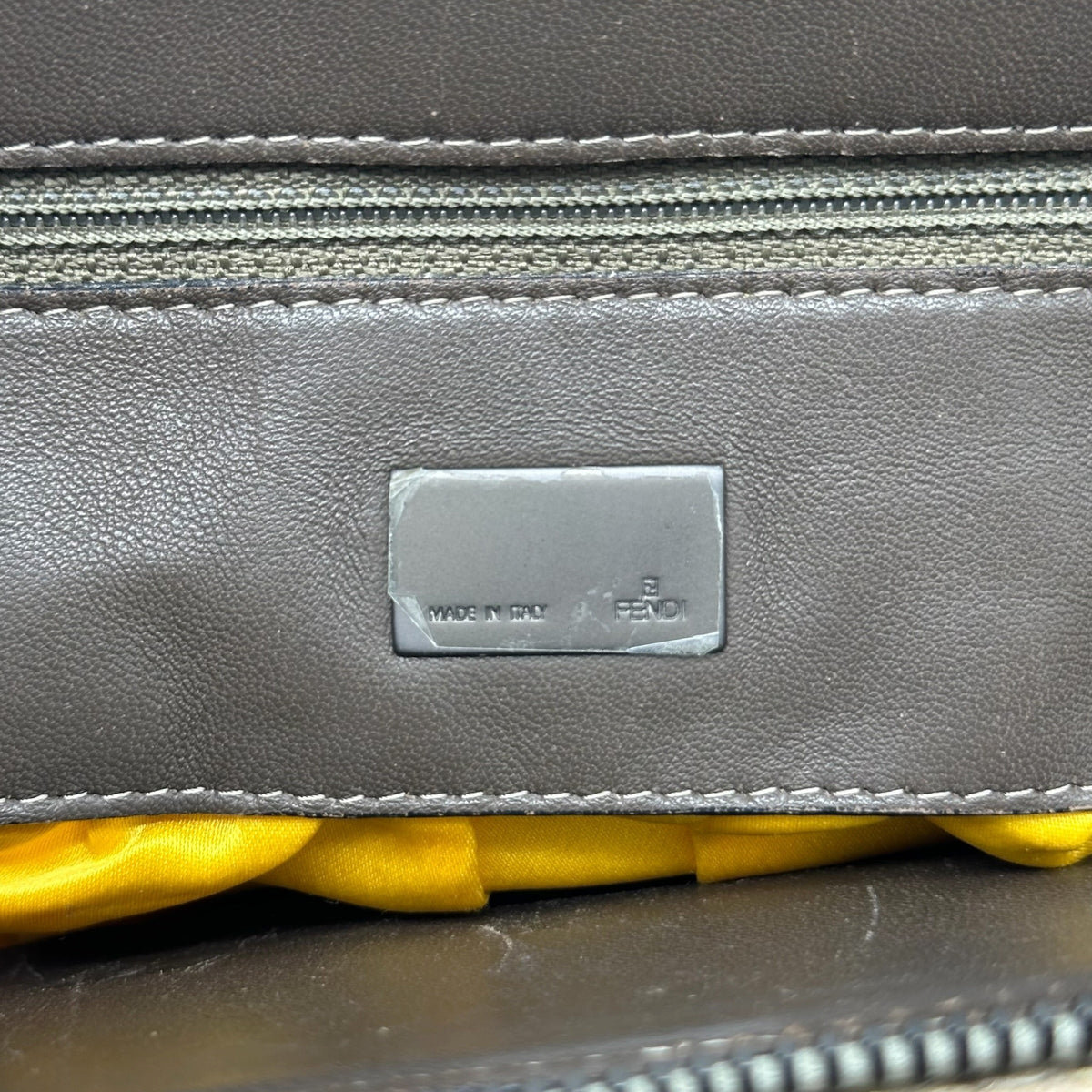Fendi Beige Python Convertible Clutch Shoulder Bag