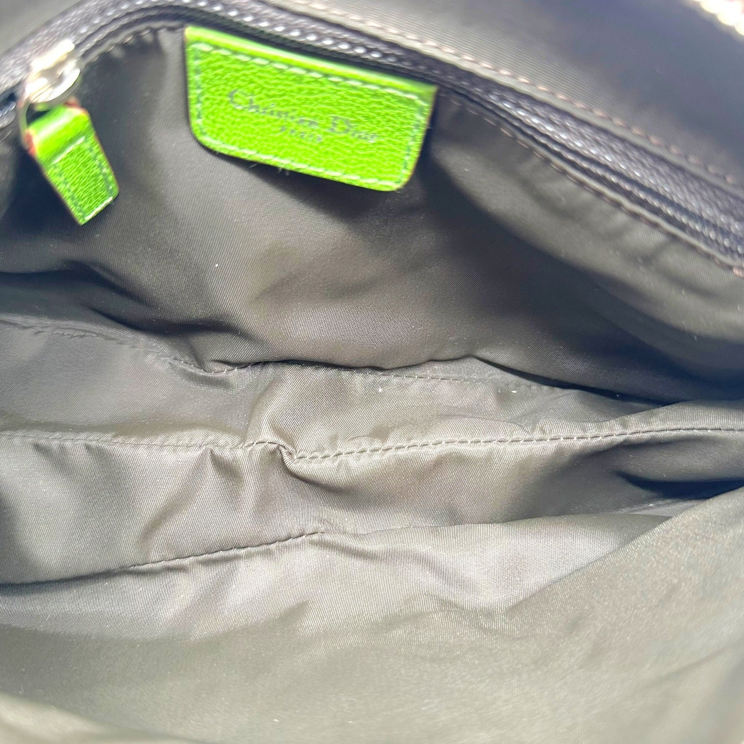 Christian Dior Crossbody Saddle Bag Rasta Monogram