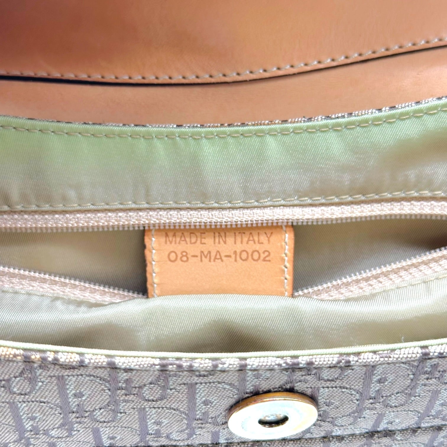 Christian Dior Trotter Monogram Tan Columbus Bag