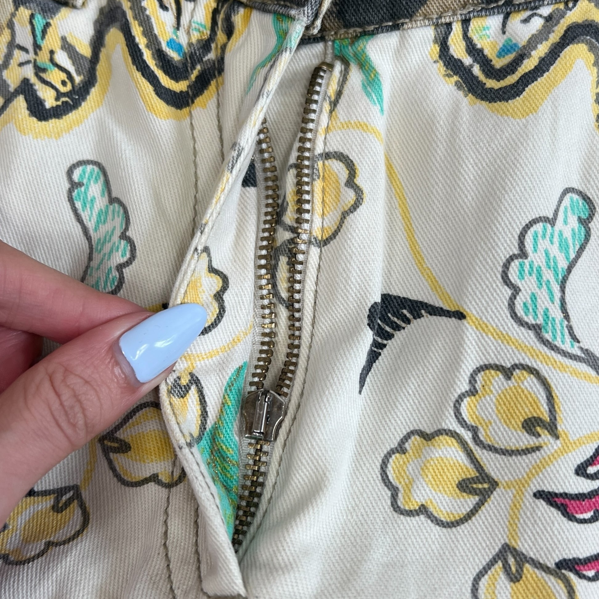 Roberto Cavalli Chinoiserie Floral & Leopard Print Jeans RARE - Outfit Repeater