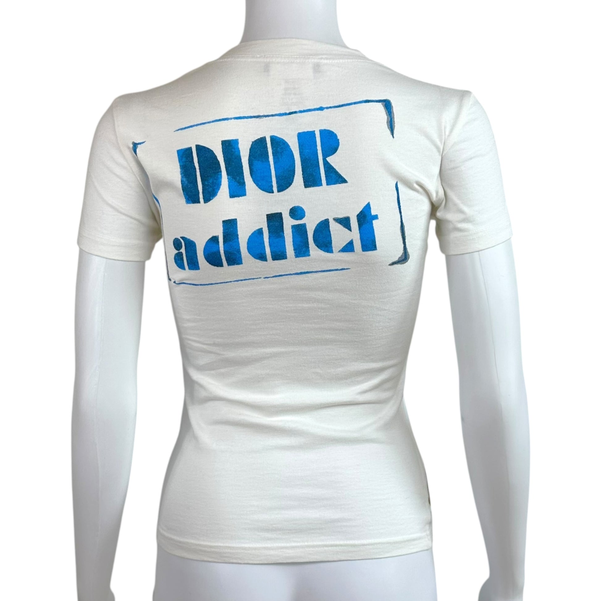 Christian Dior Multicolor License Plate Logo T-Shirt