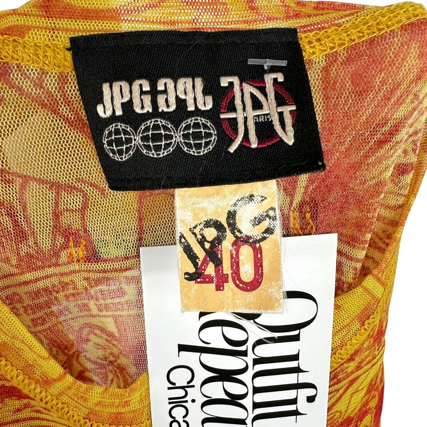 Jean Paul Gaultier Yellow & Red Comic Book Print T-Shirt