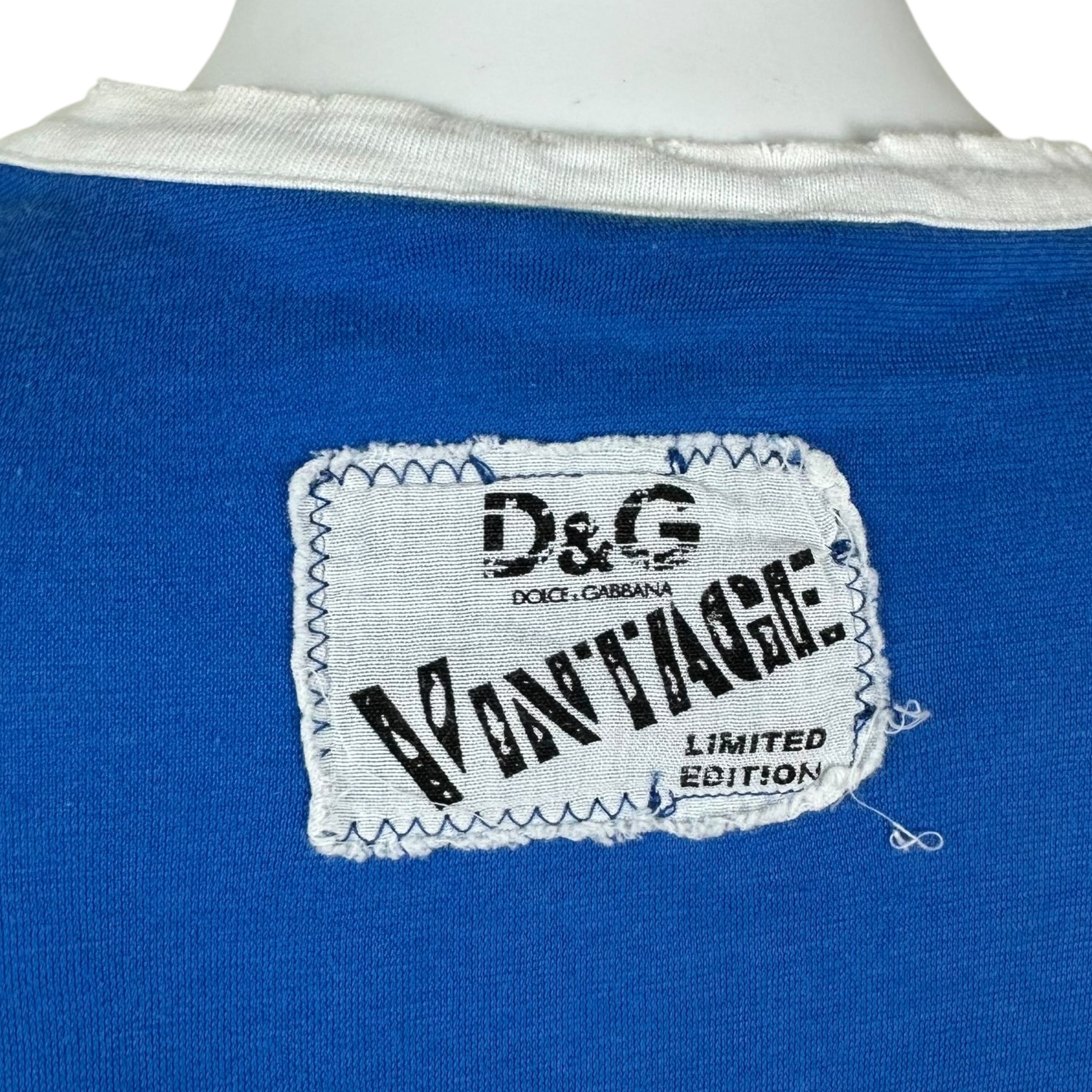 D&G Dolce & Gabbana Blue Stallion X-Press Graphic T-Shirt - Outfit Repeater