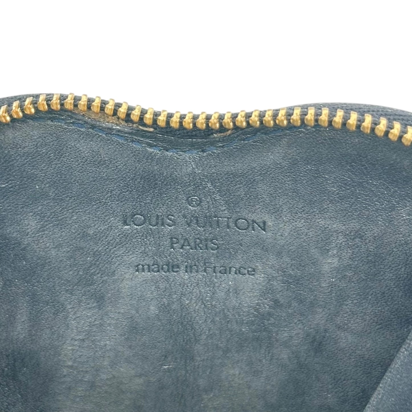 Louis Vuitton Leopard Print Vernis Heart Coin Purse