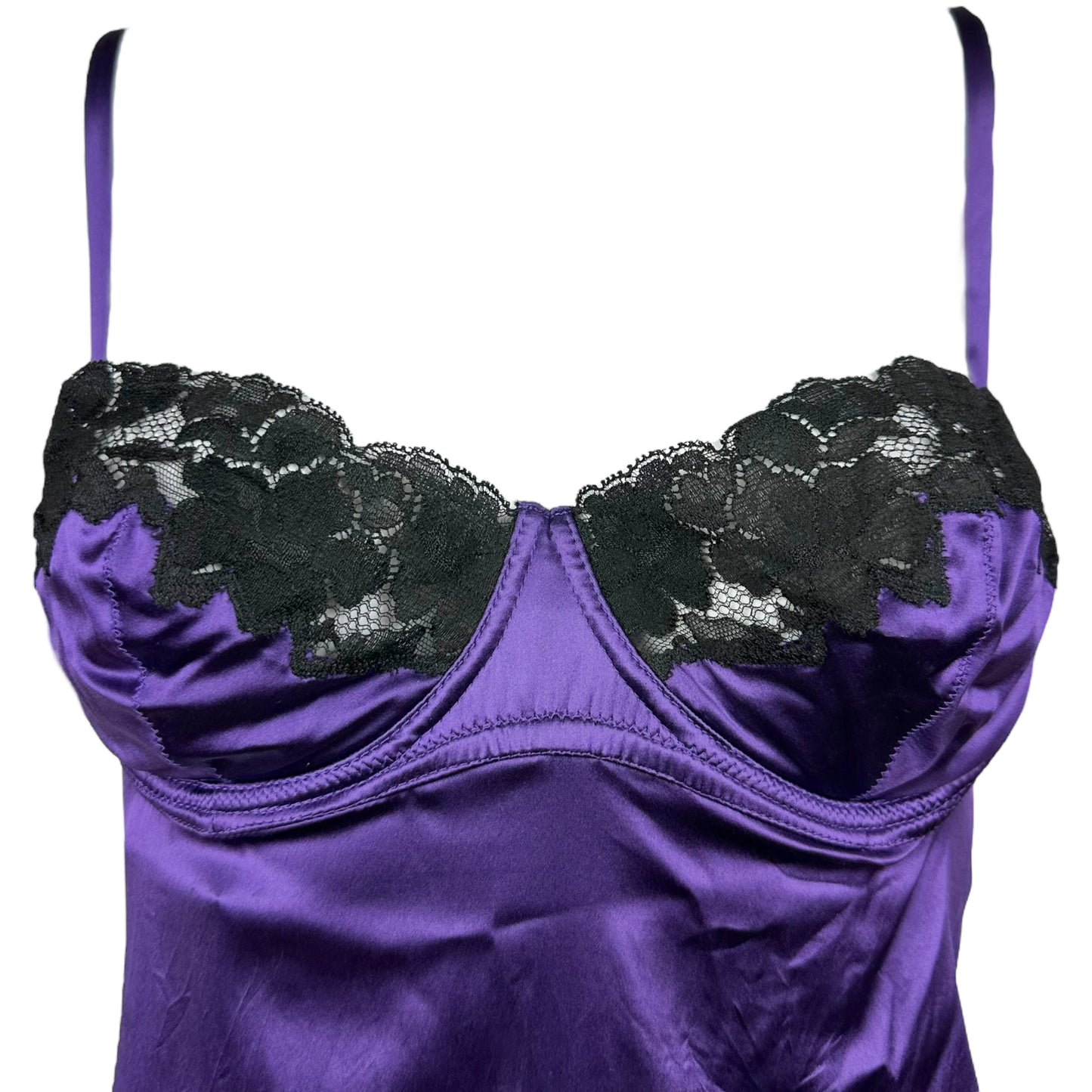 D&G Dolce & Gabbana Silk Bustier Top