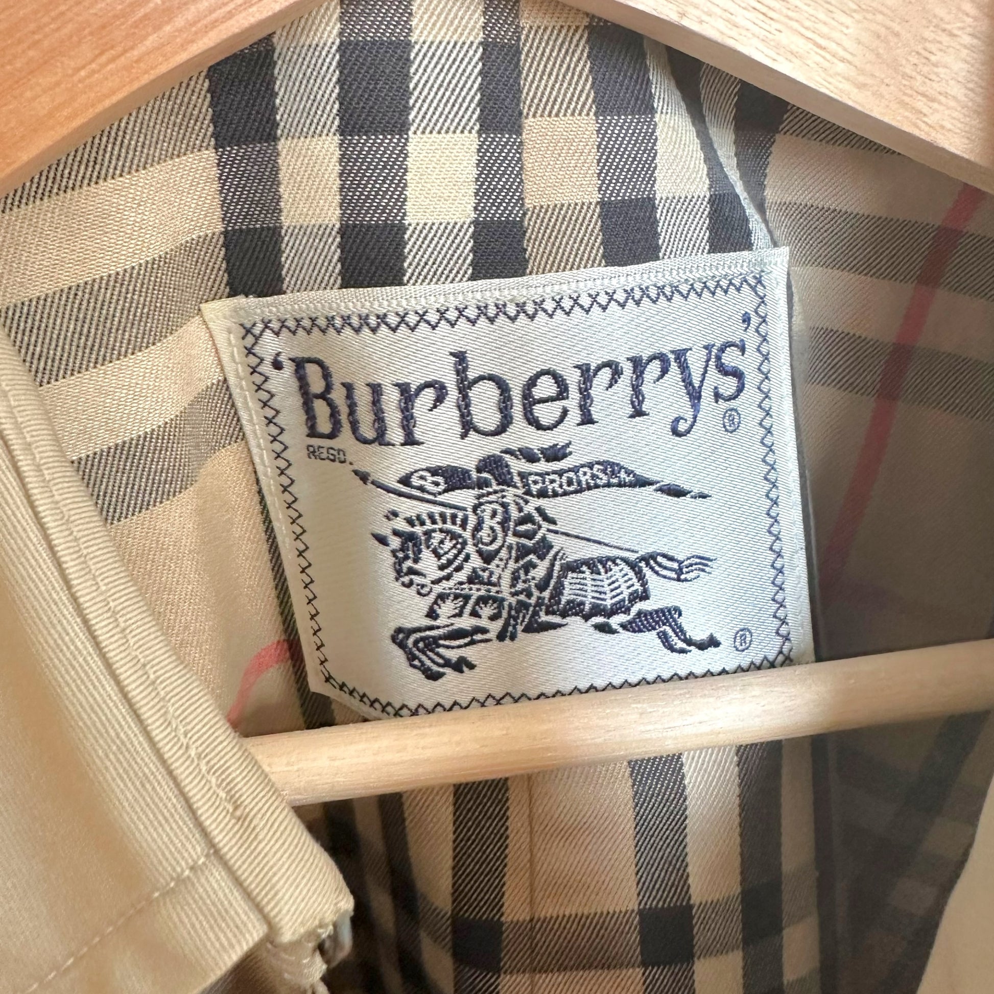 Burberry Vintage Beige Classic Trench Coat