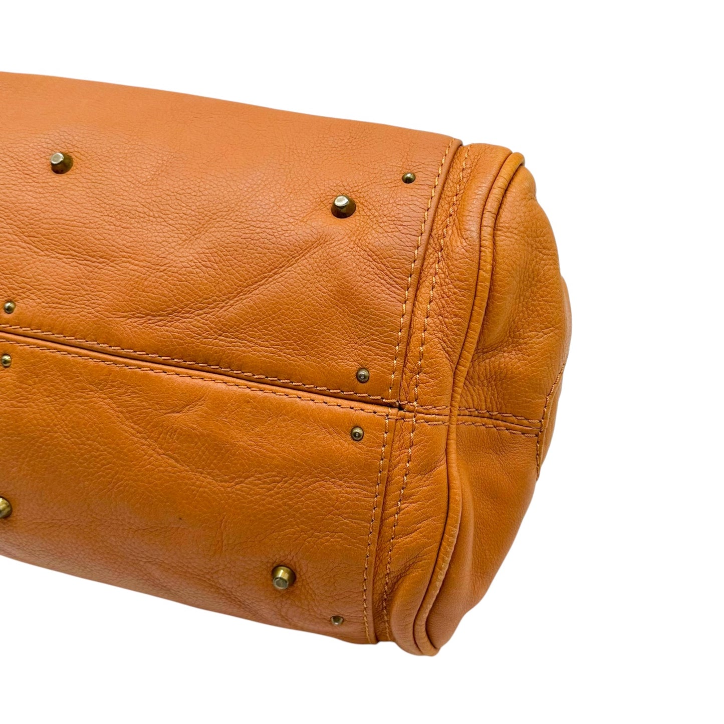 Chloe Camel Brown & Gold Paddington Shoulder Bag
